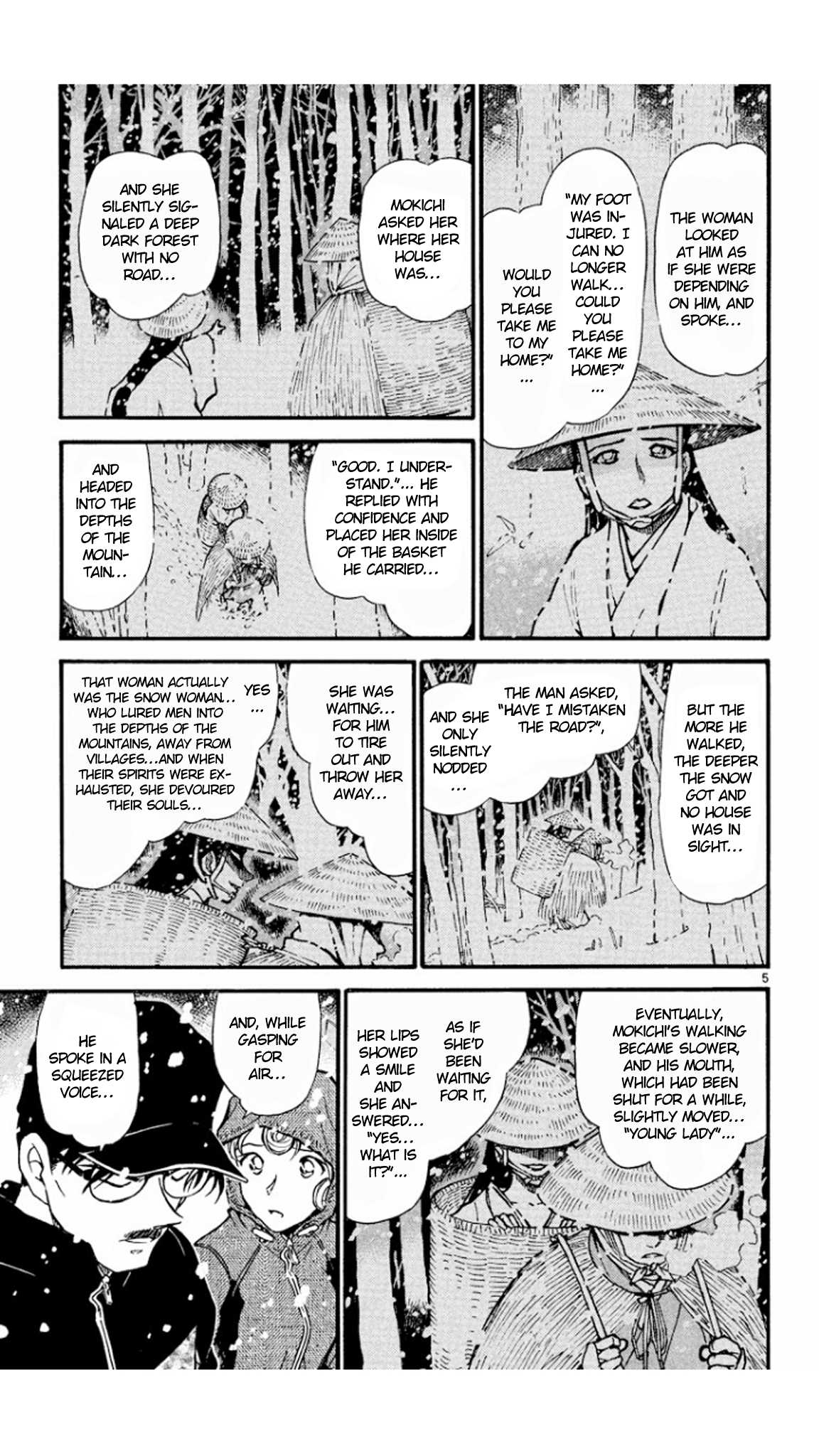 Detective Conan Chapter 521 page 6 - Chapter 521: The Legend of the Snow Woman's Silver Robes