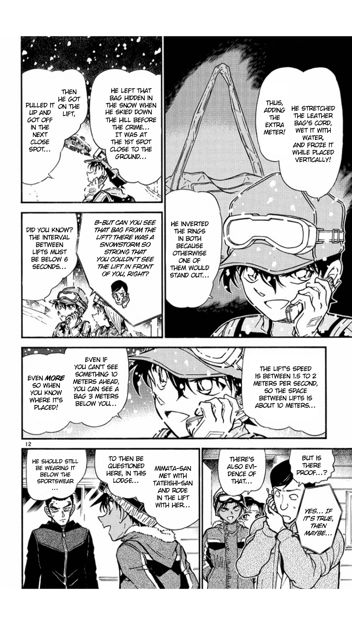 Detective Conan Chapter 522 page 13 - Chapter 522: The Revenge Within the Snowstorm