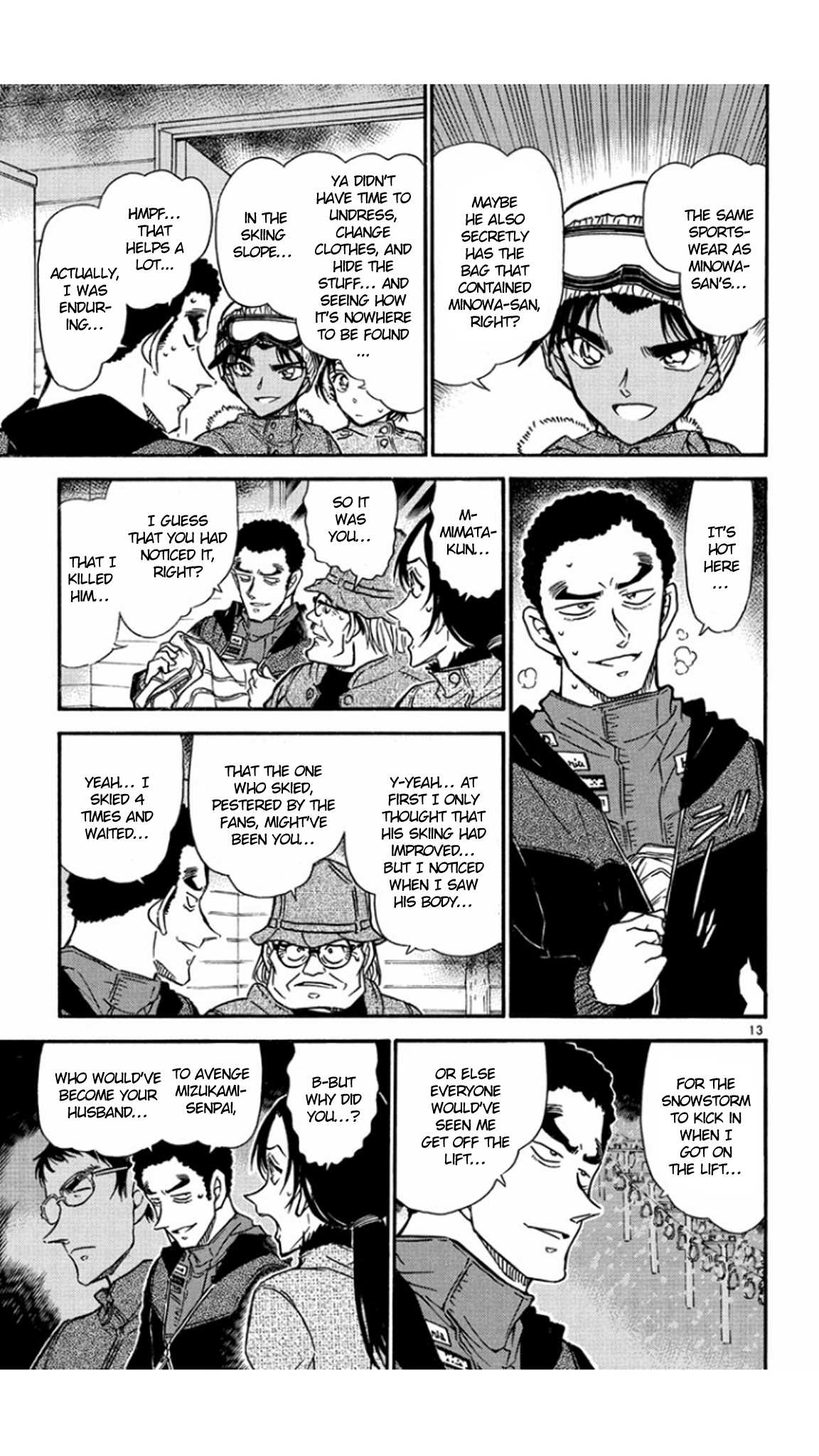 Detective Conan Chapter 522 page 14 - Chapter 522: The Revenge Within the Snowstorm
