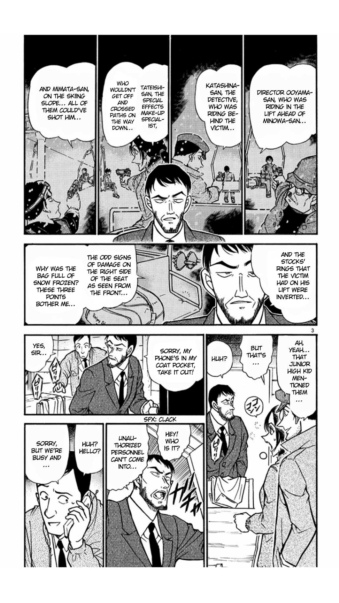 Detective Conan Chapter 522 page 4 - Chapter 522: The Revenge Within the Snowstorm
