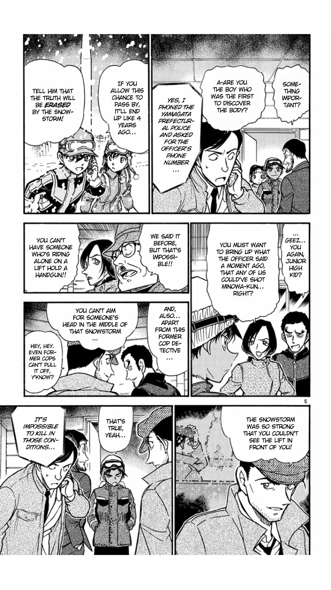 Detective Conan Chapter 522 page 6 - Chapter 522: The Revenge Within the Snowstorm