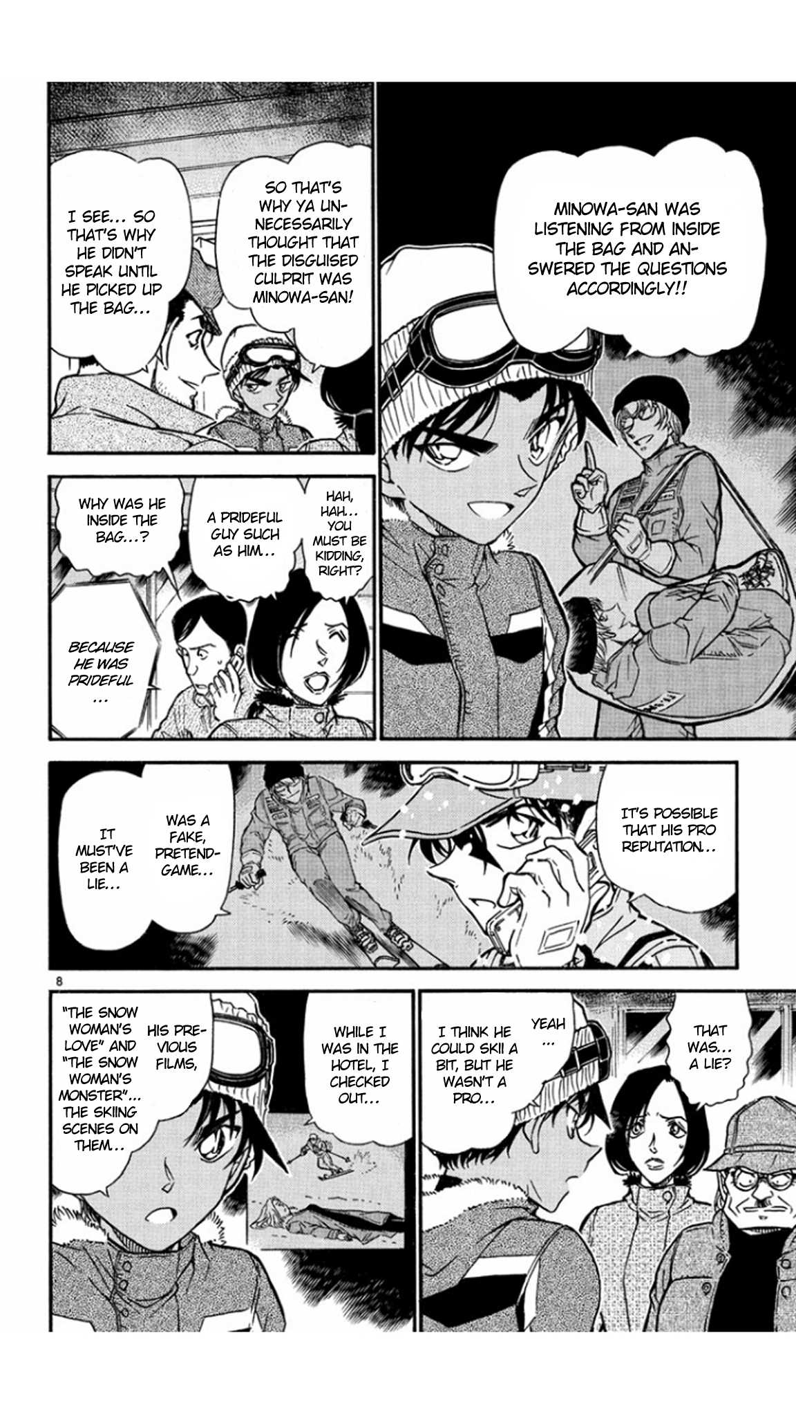 Detective Conan Chapter 522 page 9 - Chapter 522: The Revenge Within the Snowstorm