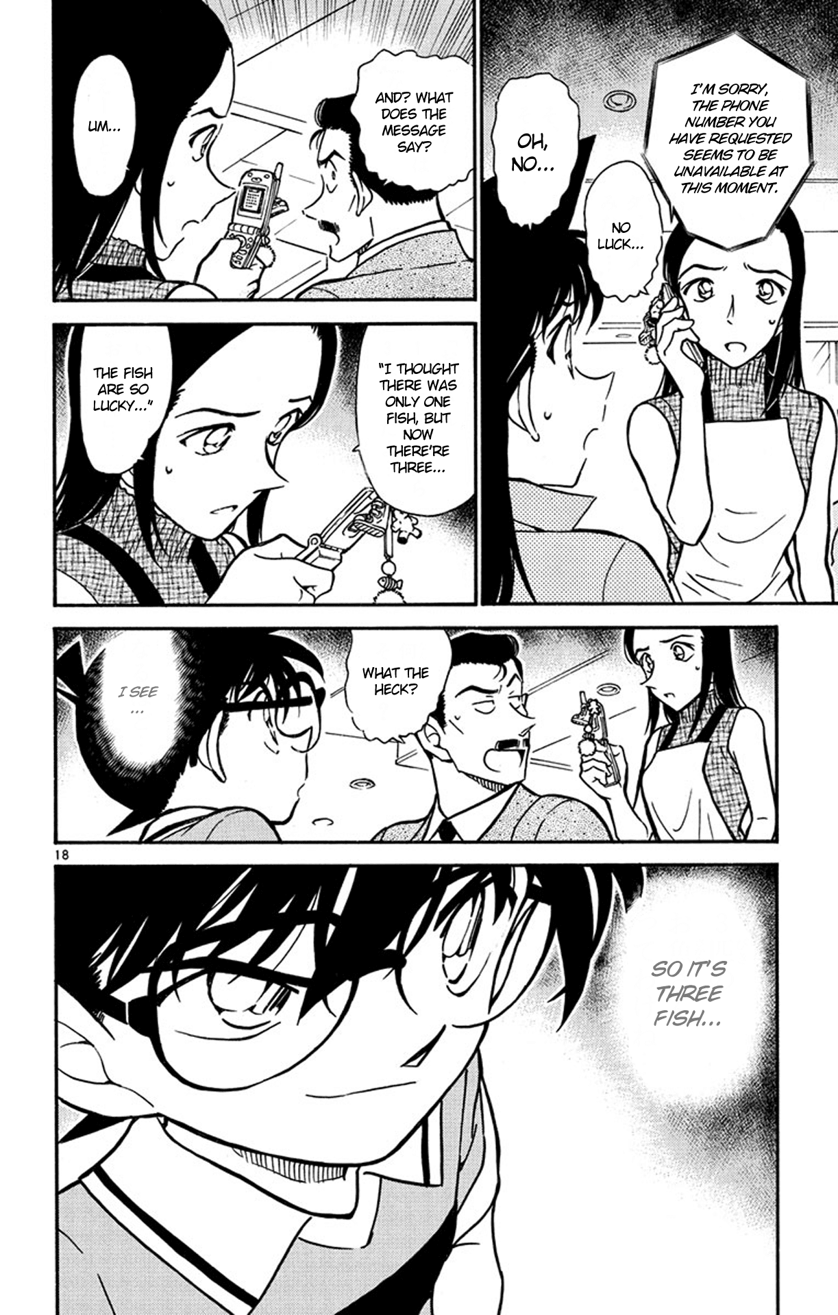 Detective Conan Chapter 523 page 19 - Chapter 523: Fish Incident