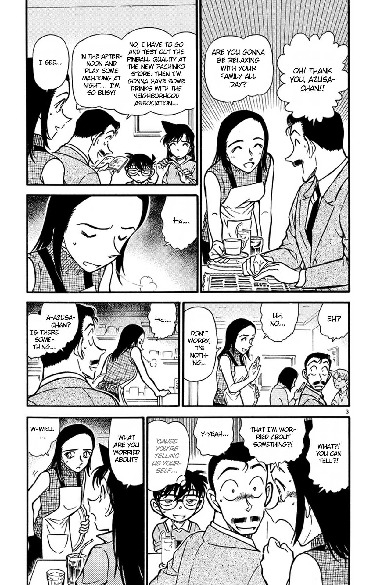 Detective Conan Chapter 523 page 4 - Chapter 523: Fish Incident