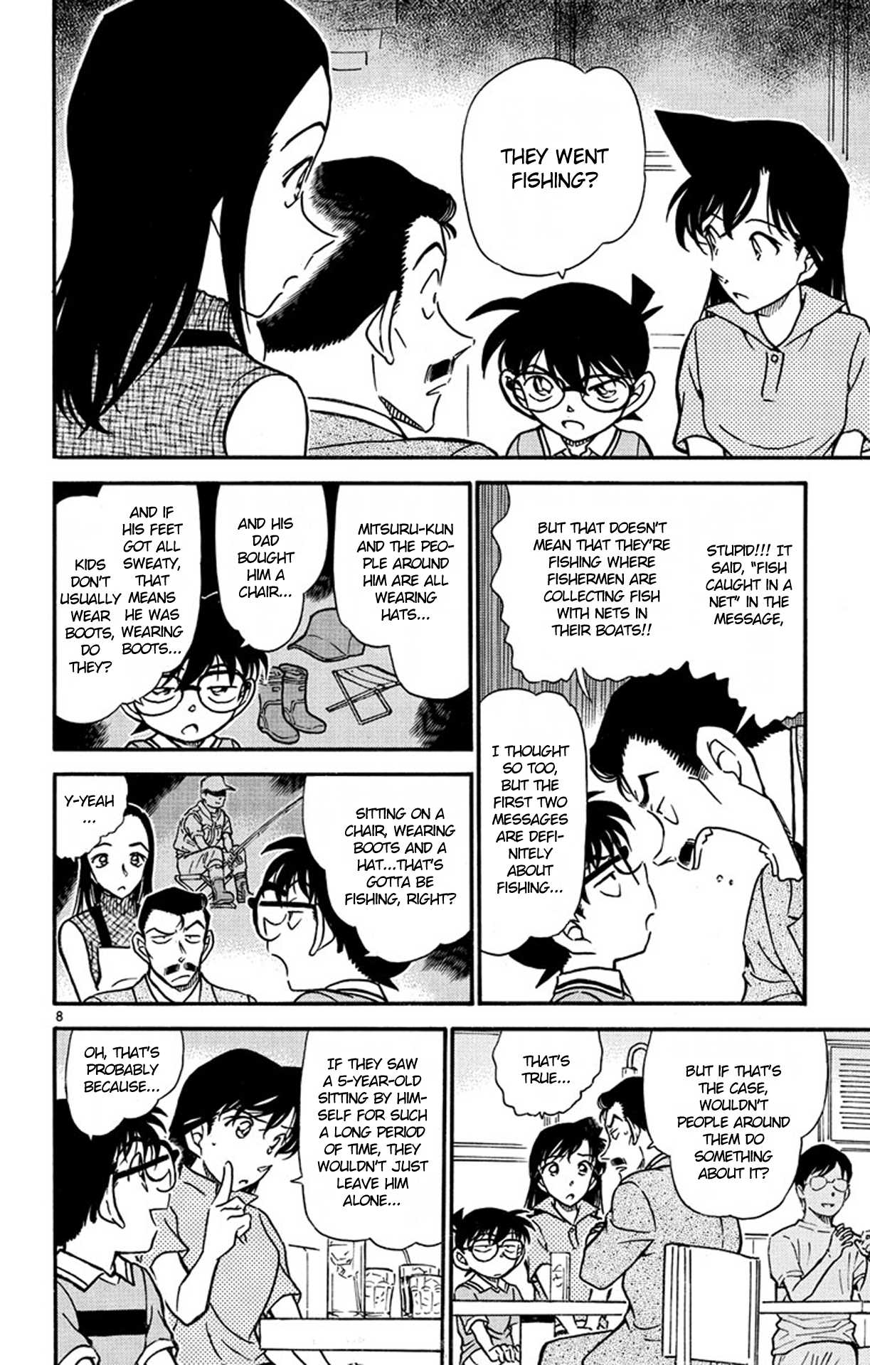 Detective Conan Chapter 523 page 9 - Chapter 523: Fish Incident