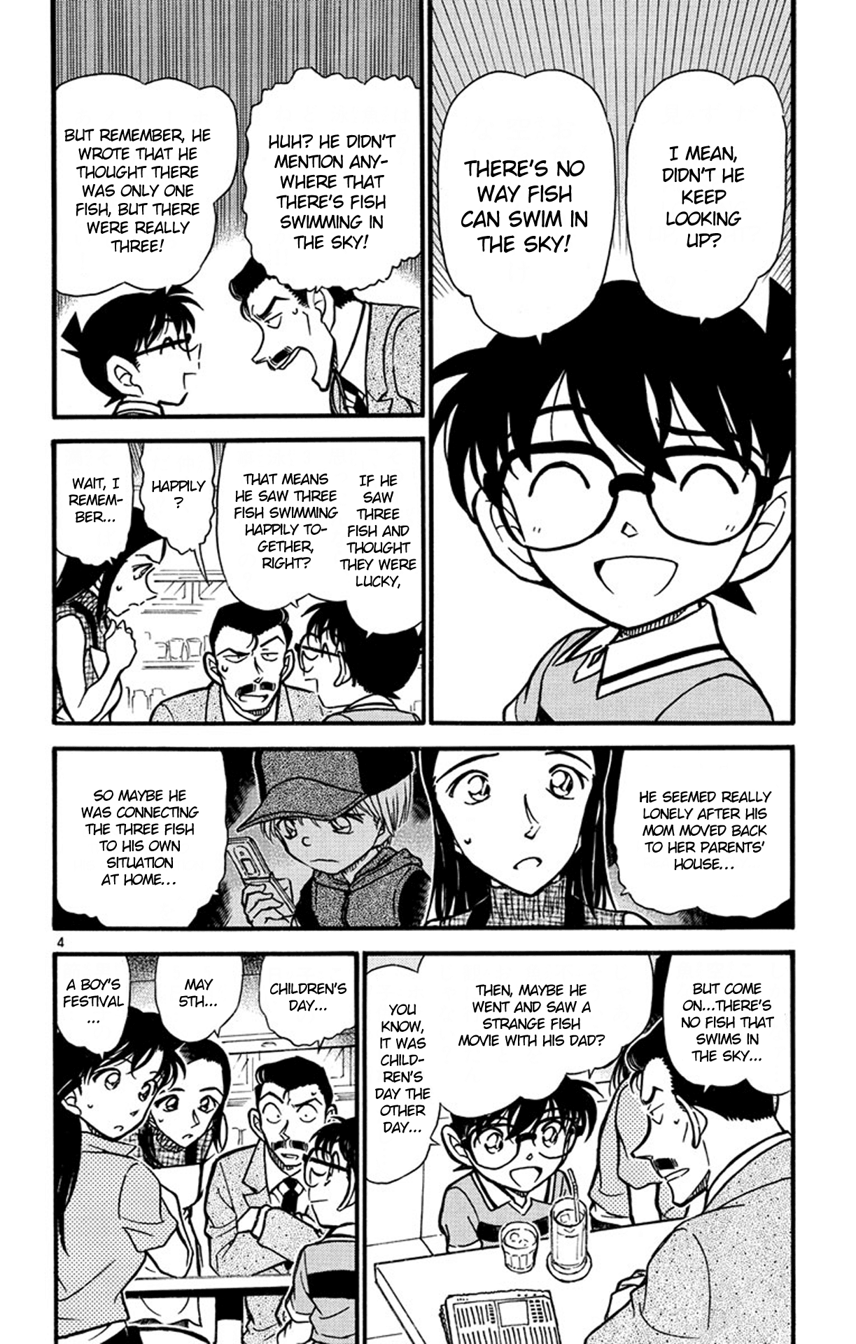 Detective Conan Chapter 524 page 5 - Chapter 524: Three Fish