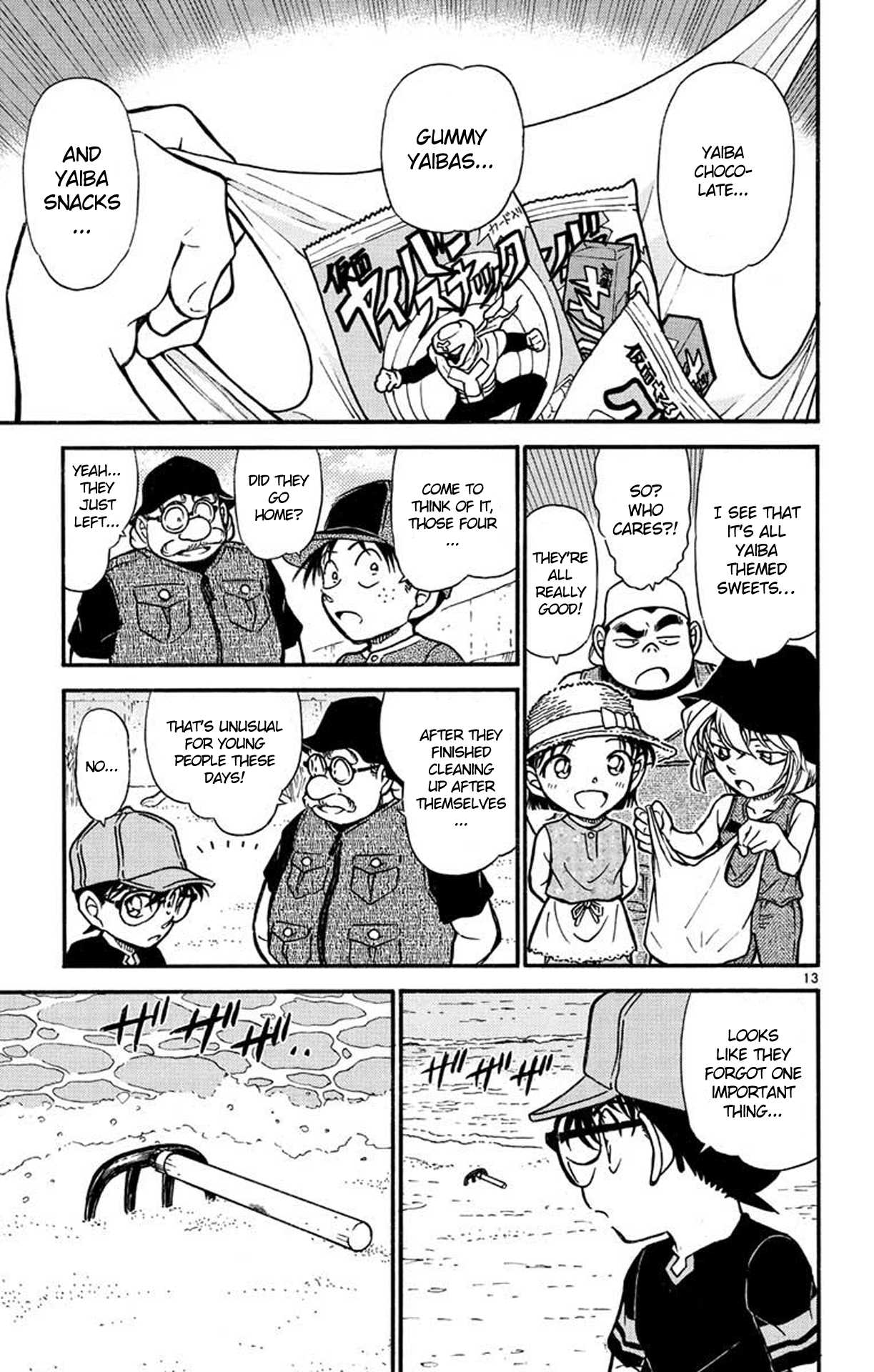Detective Conan Chapter 525 page 14 - Chapter 525: Relaxing Shellfish Hunt
