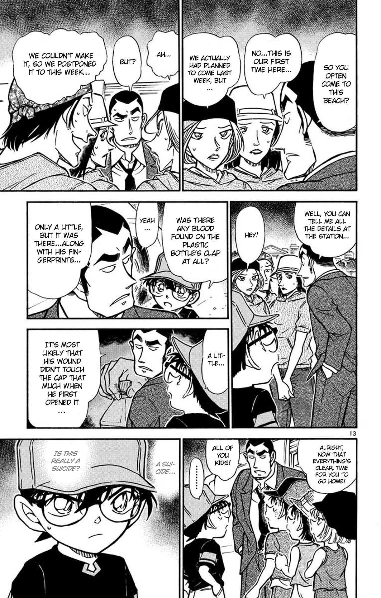 Detective Conan Chapter 526 page 14 - Chapter 526: The Mystery of the Plastic Bottle