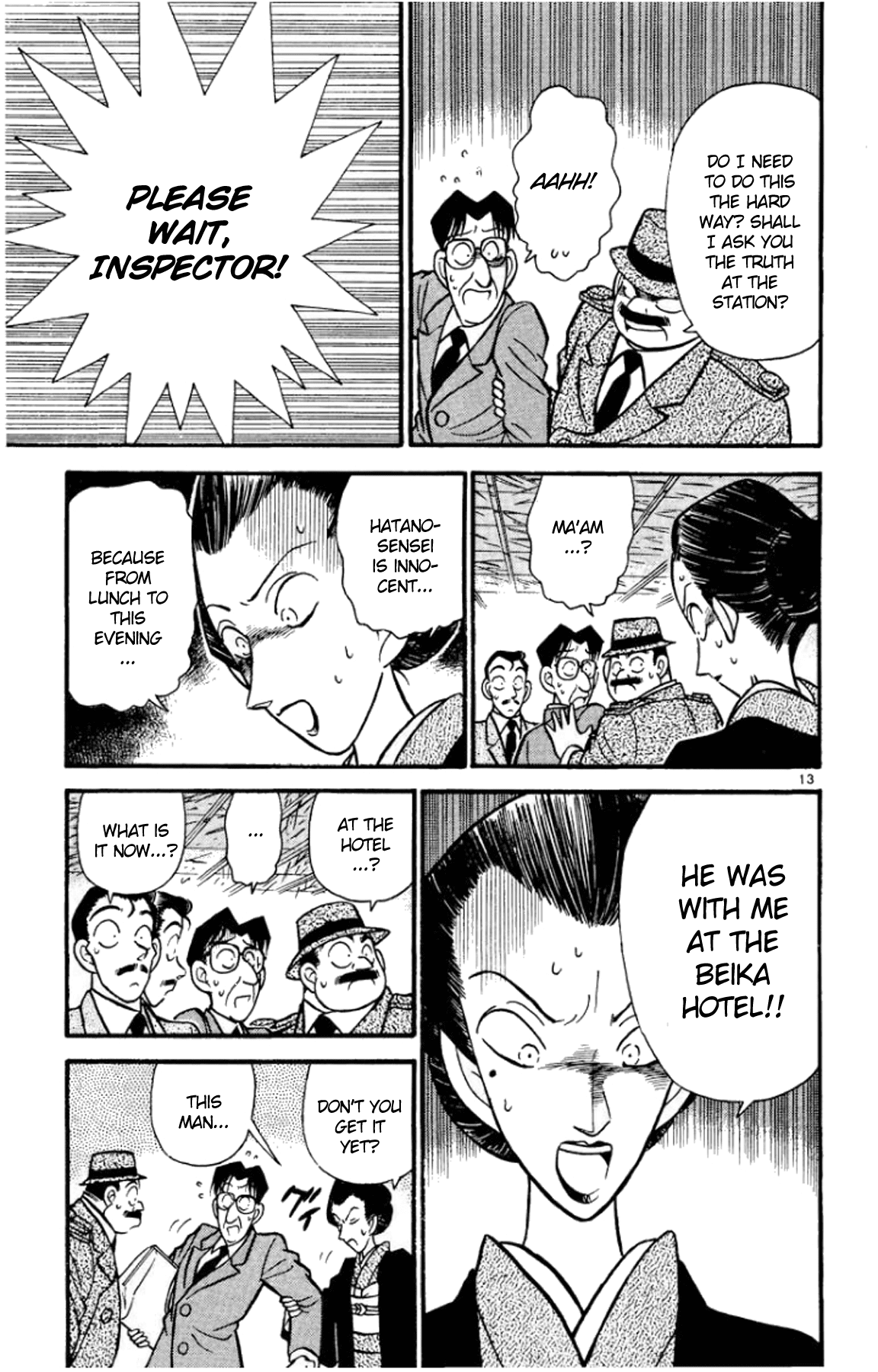 Detective Conan Chapter 53 page 14 - Chapter 53: Alibis of the Three