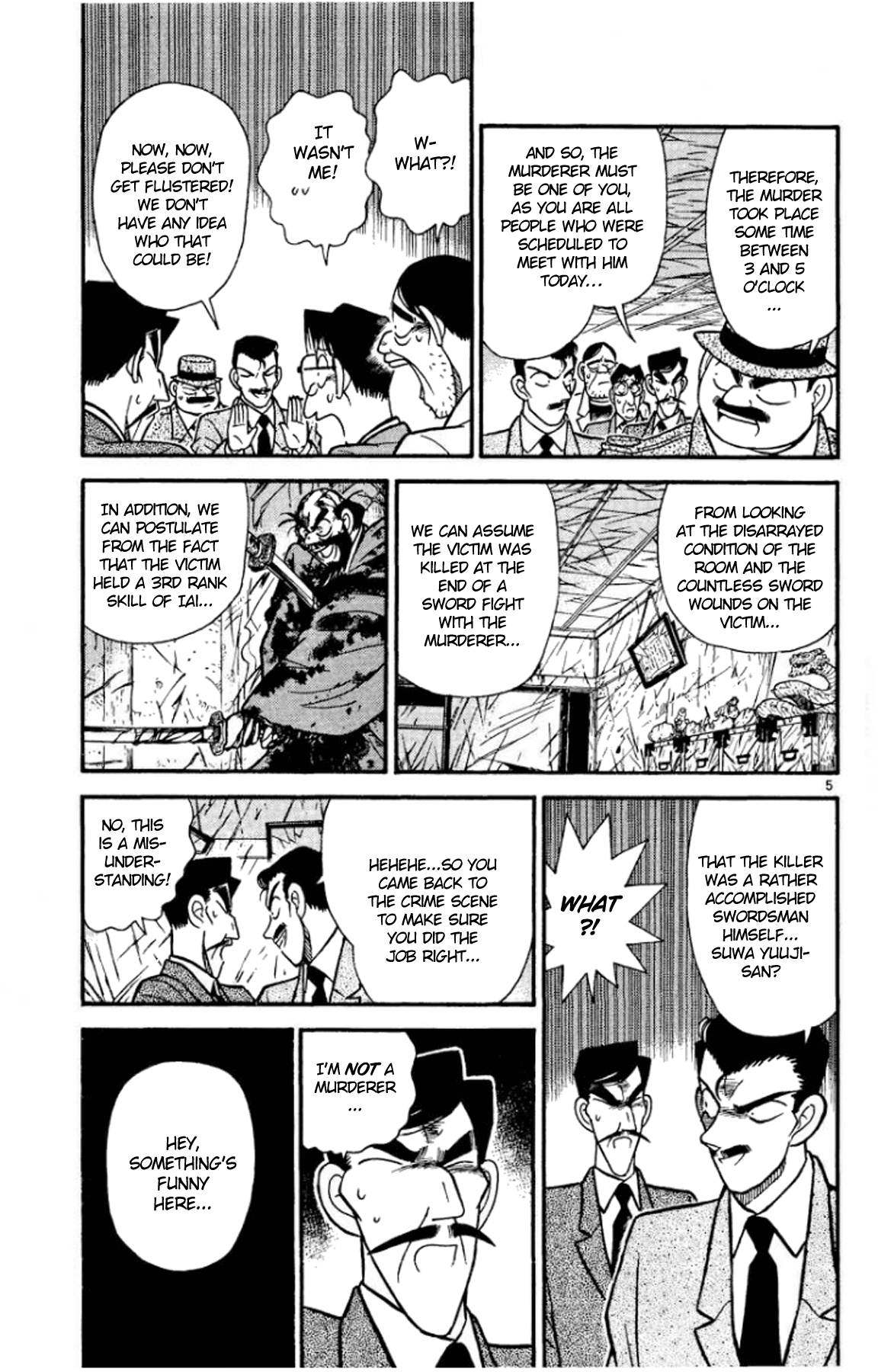 Detective Conan Chapter 53 page 6 - Chapter 53: Alibis of the Three