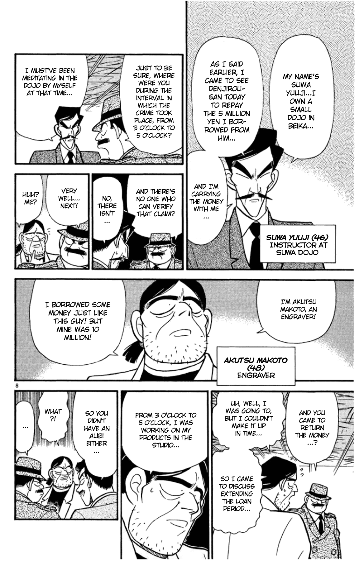 Detective Conan Chapter 53 page 9 - Chapter 53: Alibis of the Three