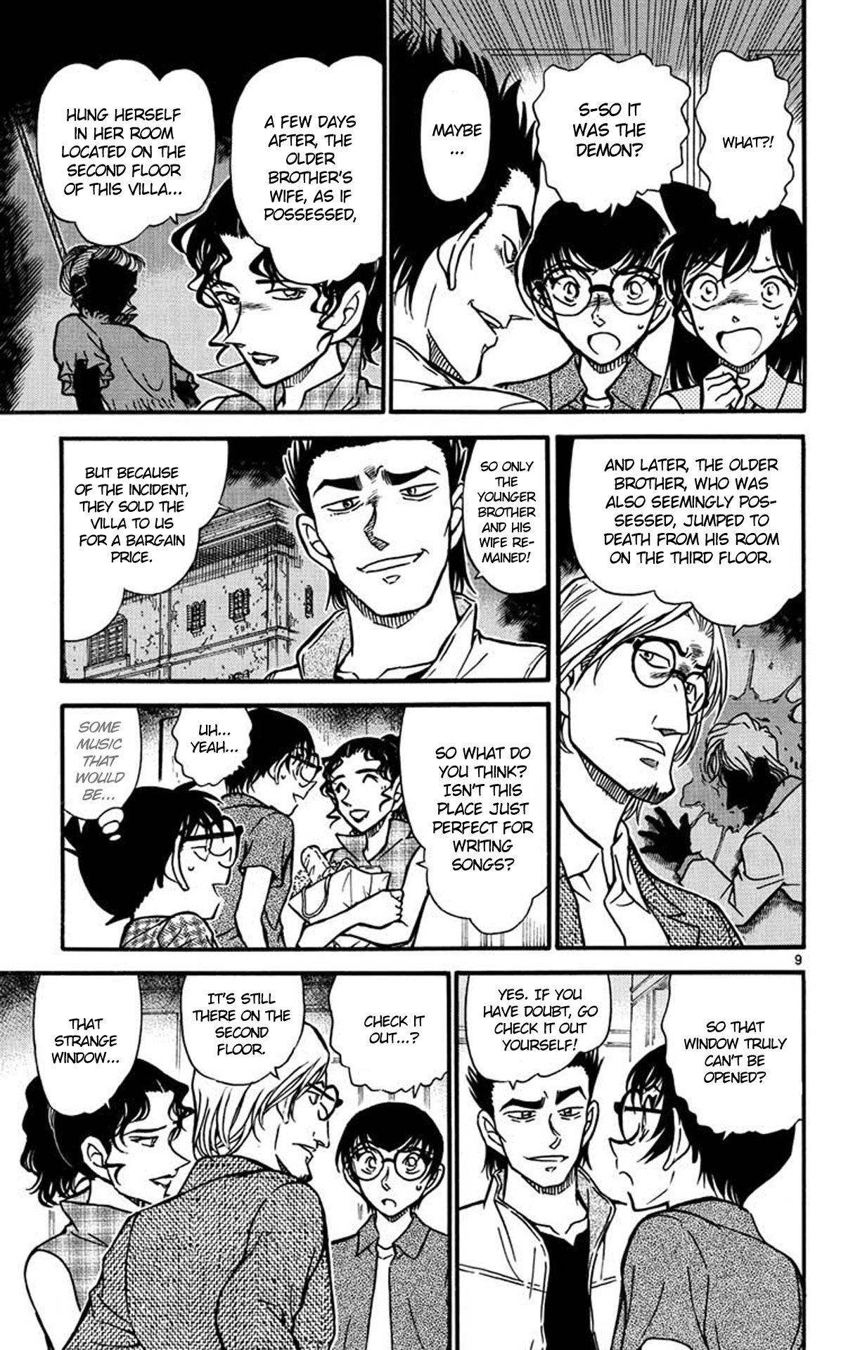 Detective Conan Chapter 530 page 10 - Chapter 530: The Tightly Shut Window