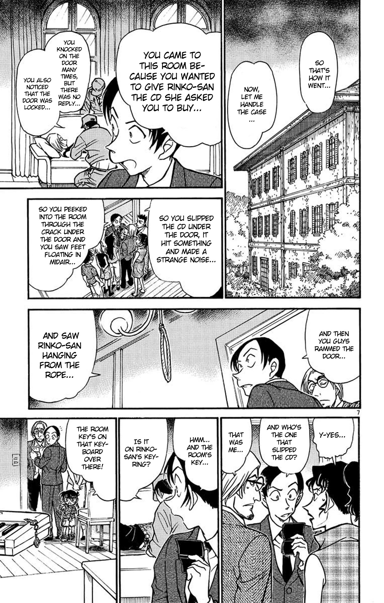 Detective Conan Chapter 531 page 8 - Chapter 531: The Set-up Locked Room