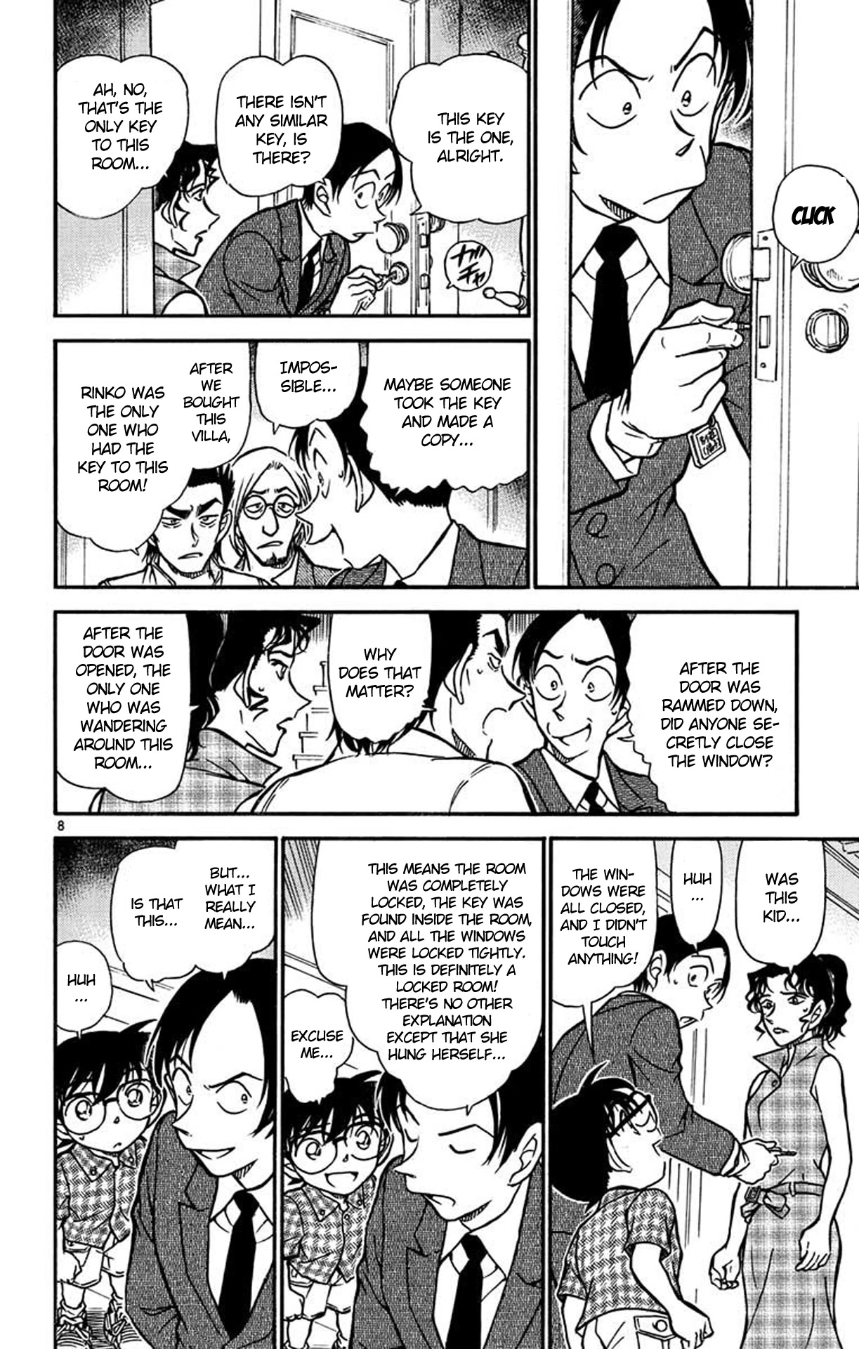 Detective Conan Chapter 531 page 9 - Chapter 531: The Set-up Locked Room