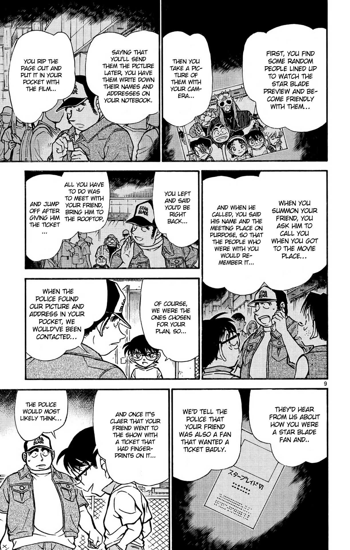 Detective Conan Chapter 534 page 10 - Chapter 534: The Star Blade Connection
