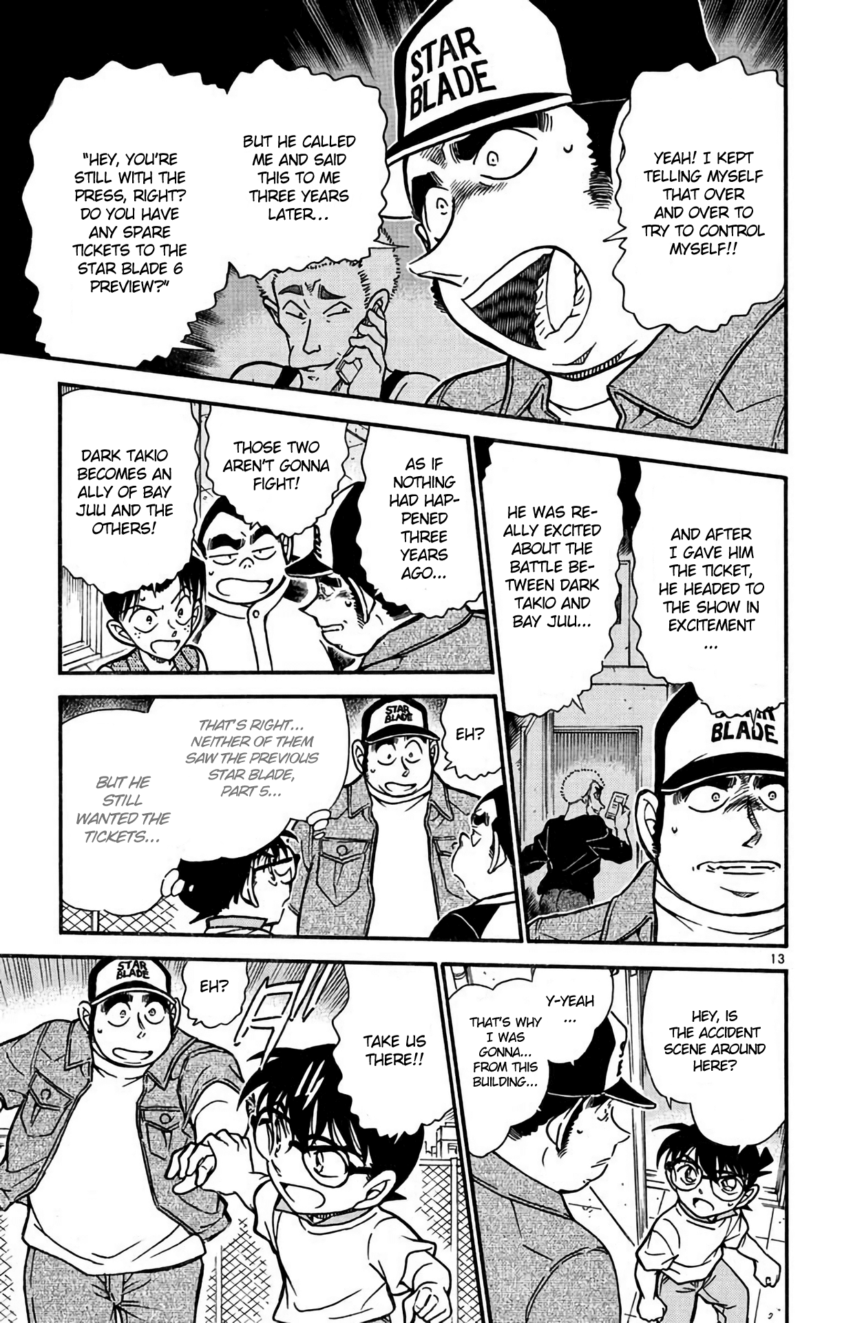 Detective Conan Chapter 534 page 14 - Chapter 534: The Star Blade Connection