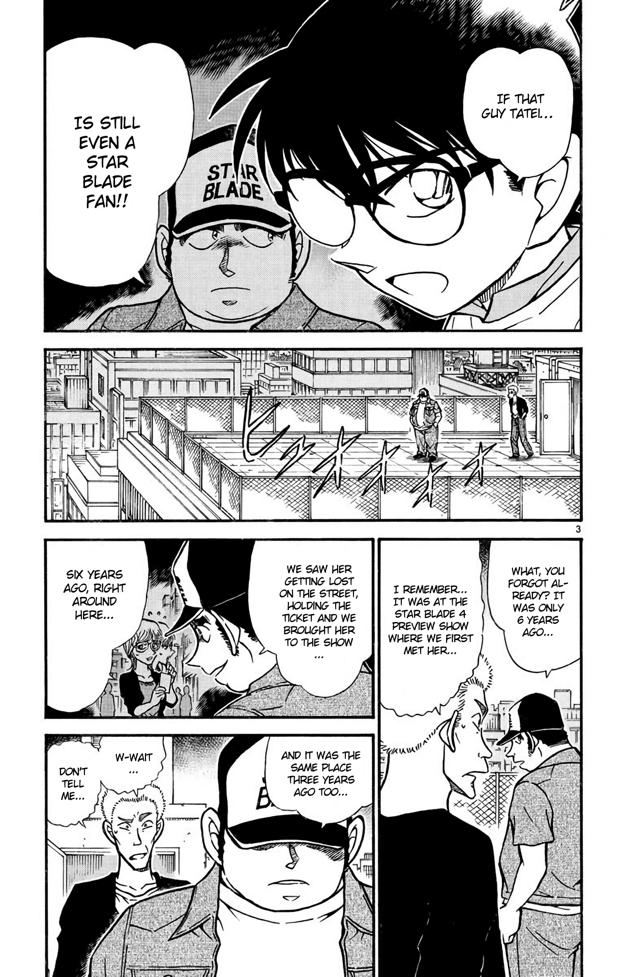 Detective Conan Chapter 534 page 4 - Chapter 534: The Star Blade Connection
