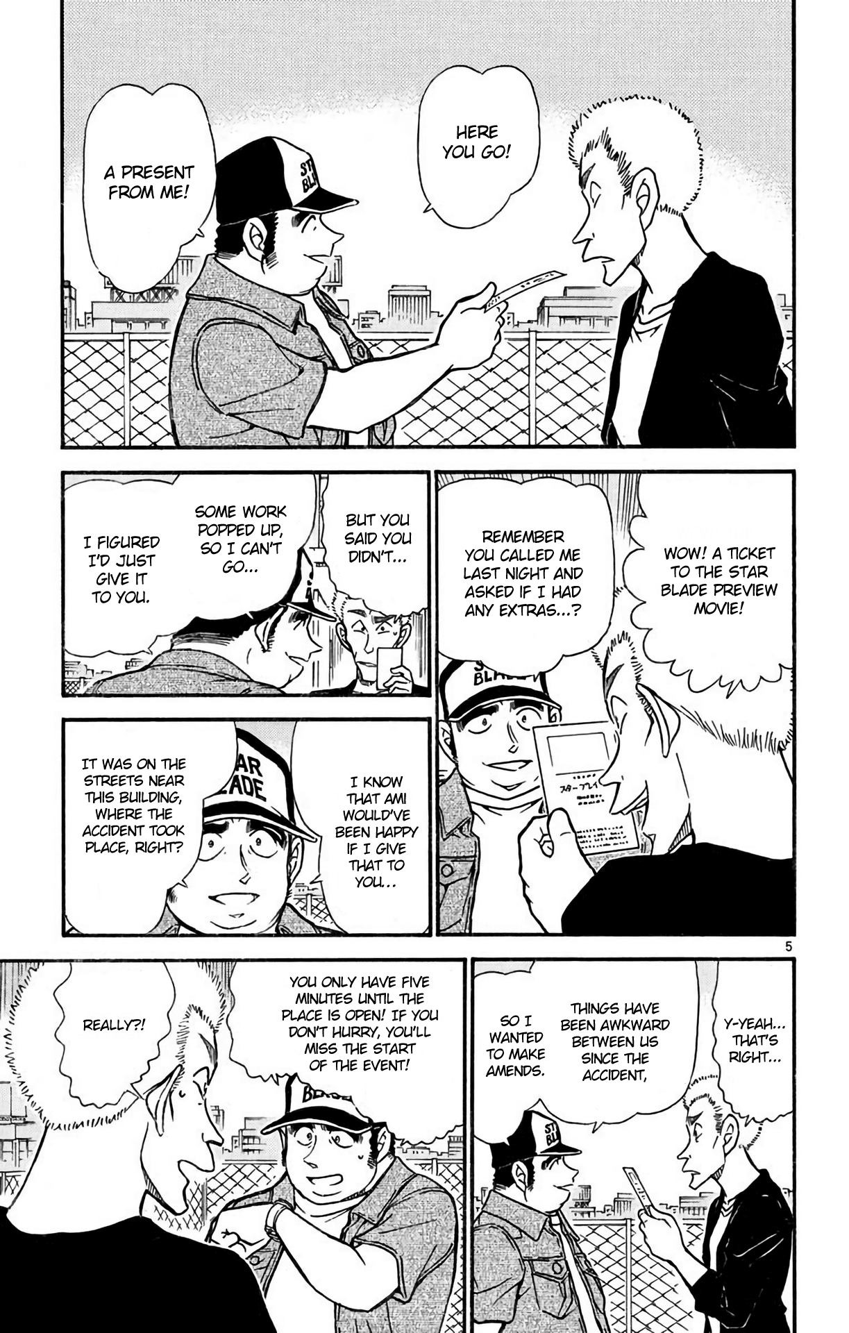 Detective Conan Chapter 534 page 6 - Chapter 534: The Star Blade Connection