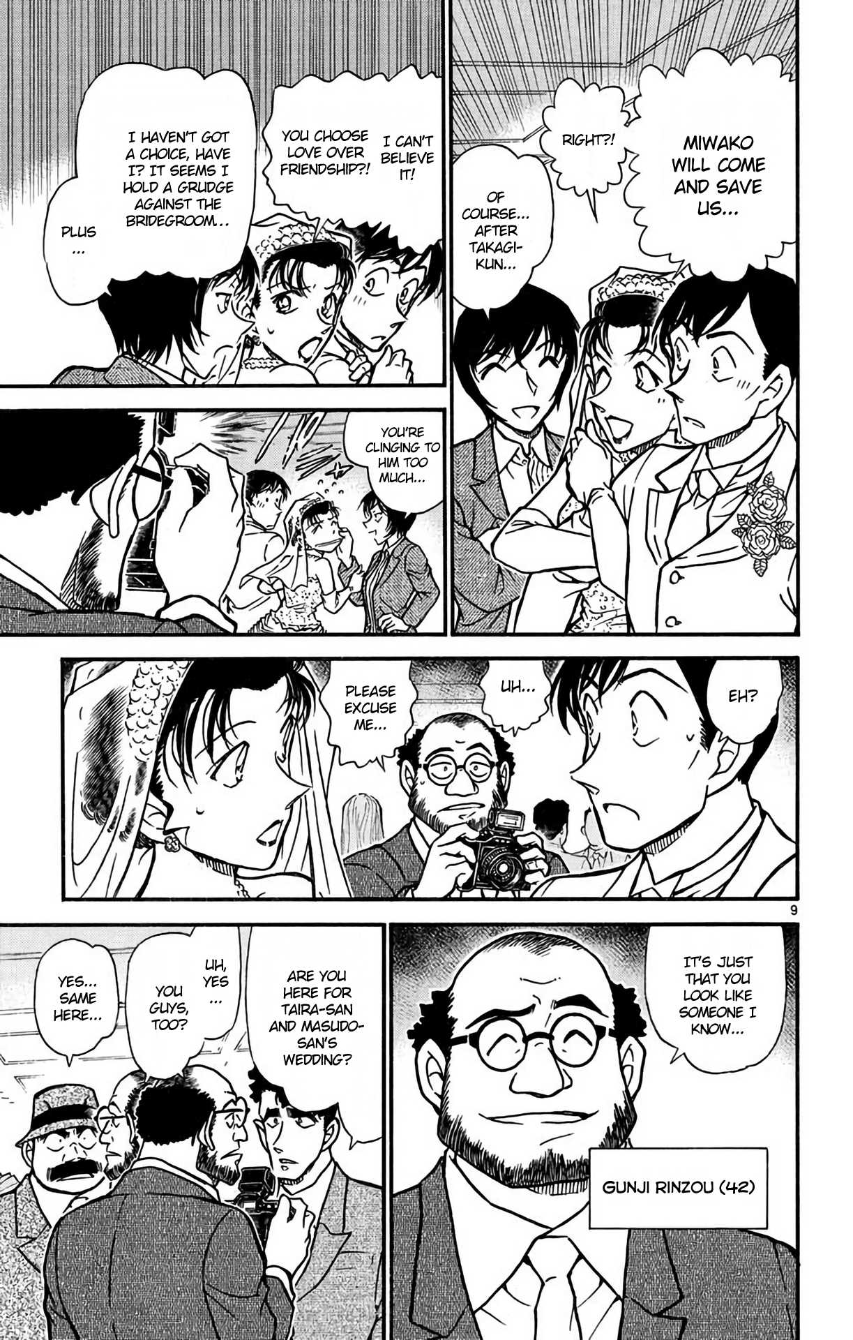 Detective Conan Chapter 535 page 10 - Chapter 535: The Wedding Hall Panic