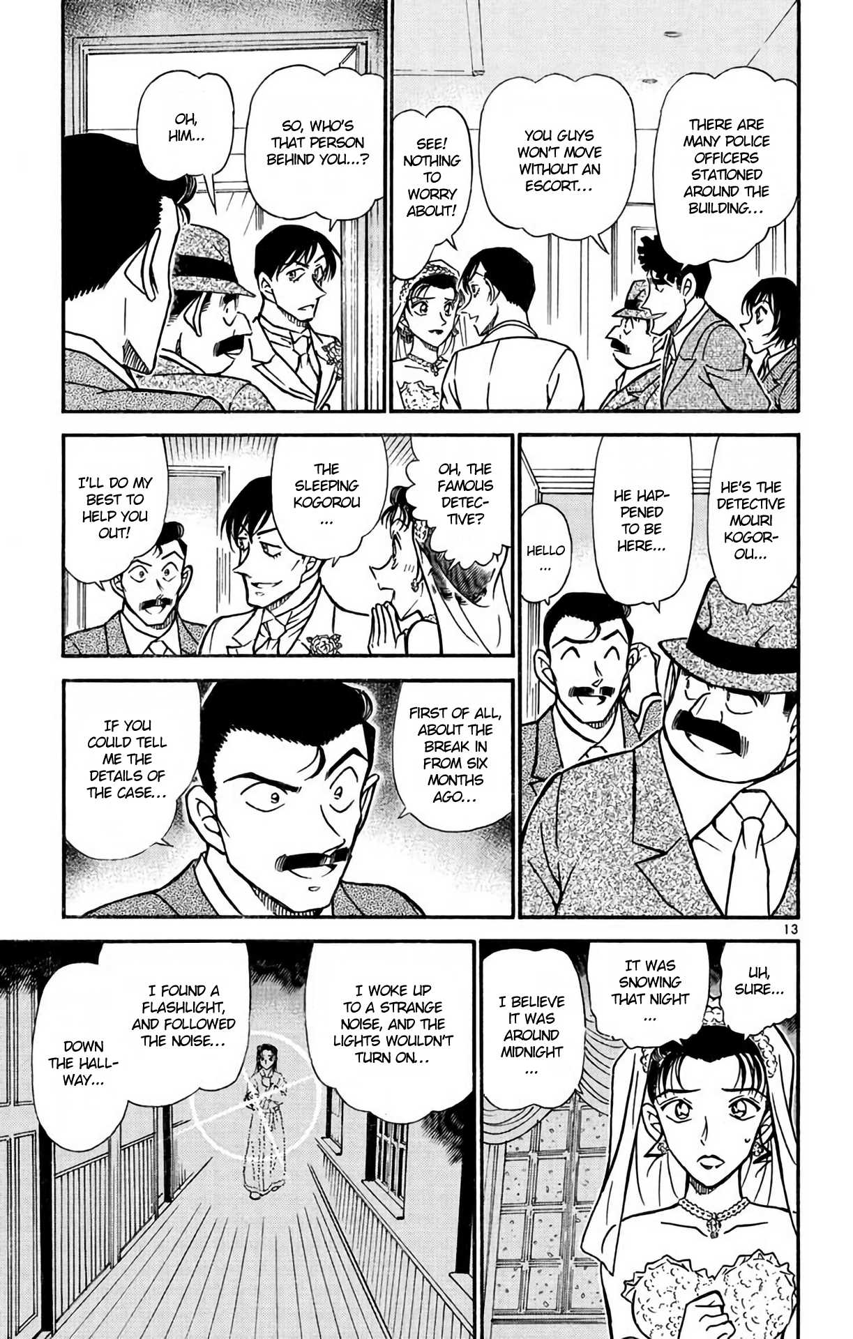 Detective Conan Chapter 535 page 14 - Chapter 535: The Wedding Hall Panic