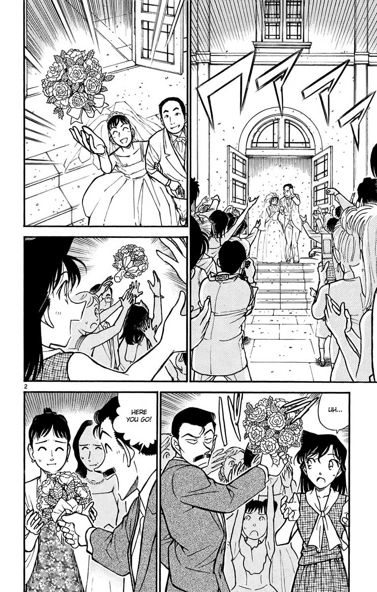 Detective Conan Chapter 535 page 3 - Chapter 535: The Wedding Hall Panic