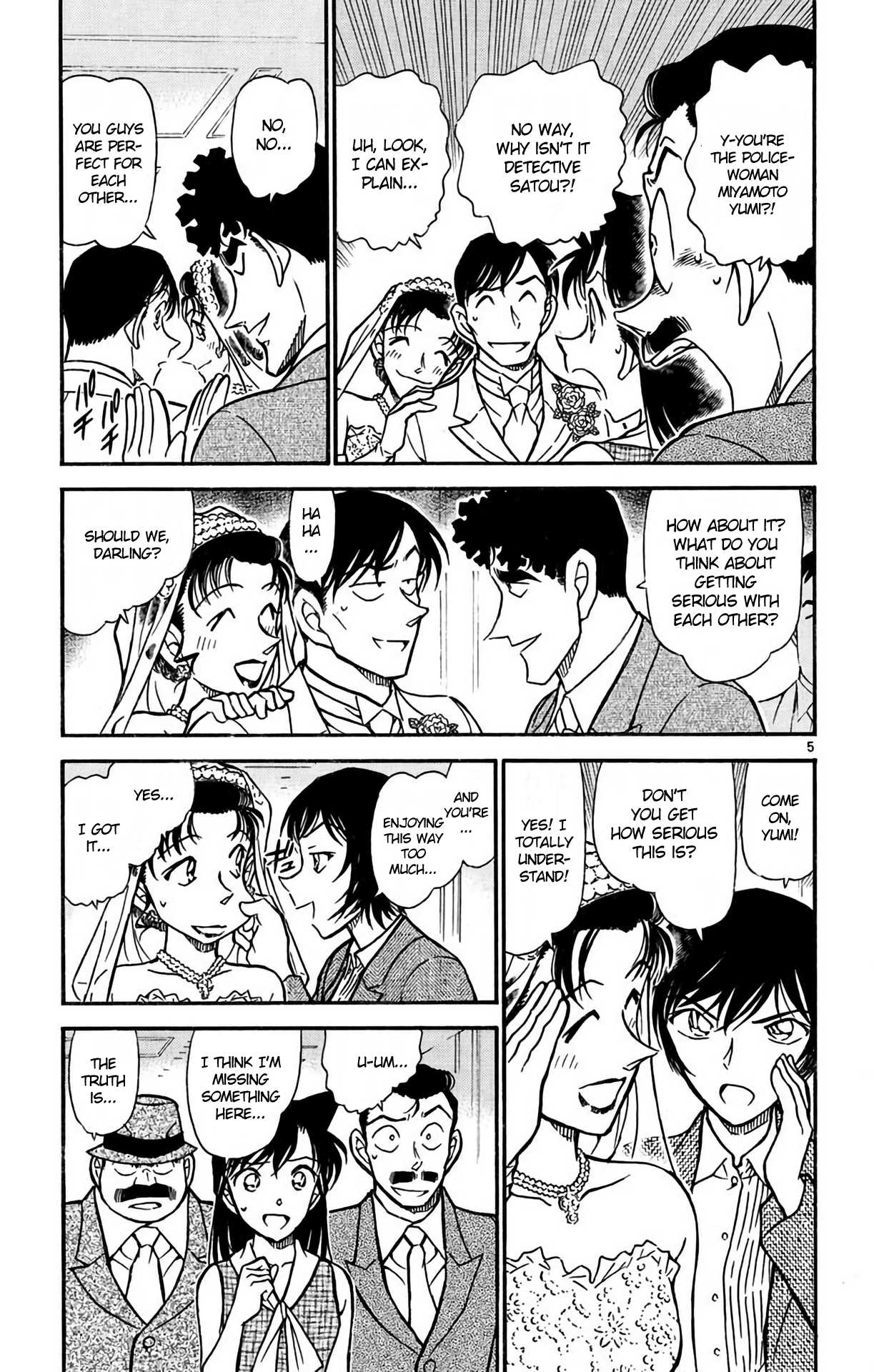 Detective Conan Chapter 535 page 6 - Chapter 535: The Wedding Hall Panic