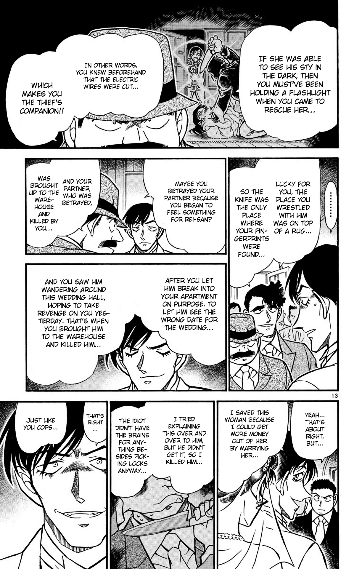 Detective Conan Chapter 537 page 14 - Chapter 537: Wedding Battle