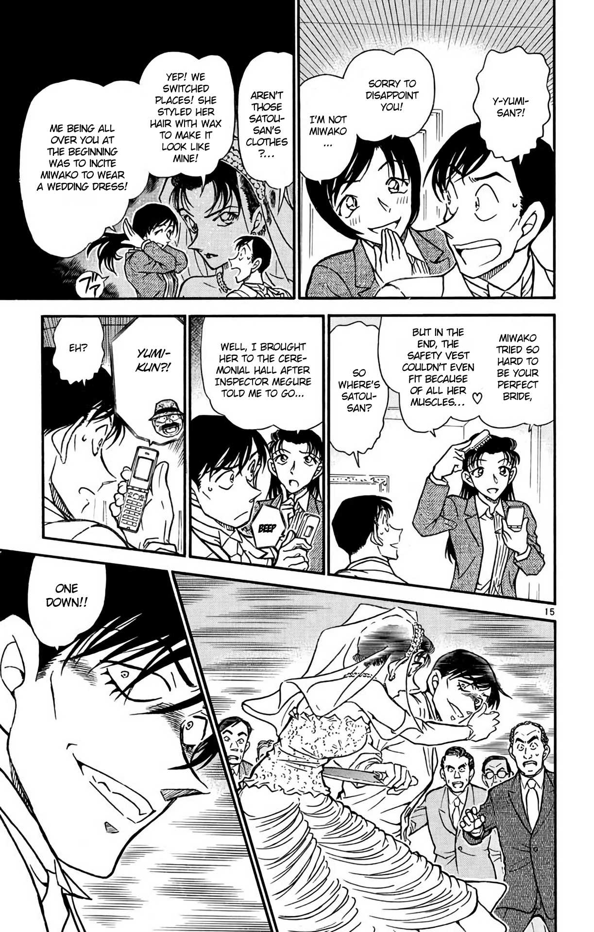 Detective Conan Chapter 537 page 16 - Chapter 537: Wedding Battle