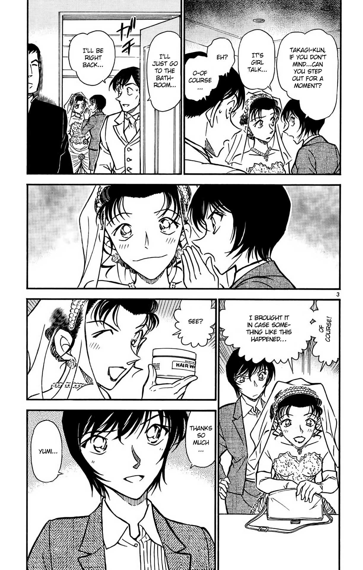 Detective Conan Chapter 537 page 4 - Chapter 537: Wedding Battle