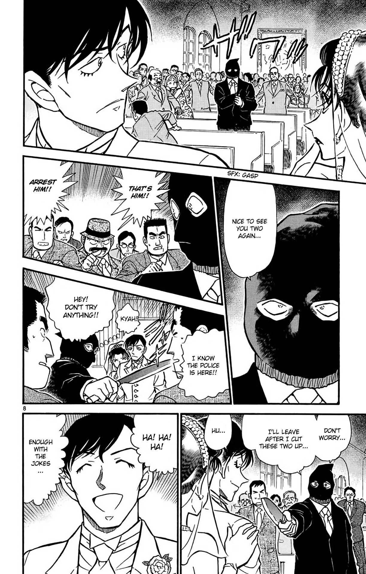 Detective Conan Chapter 537 page 9 - Chapter 537: Wedding Battle