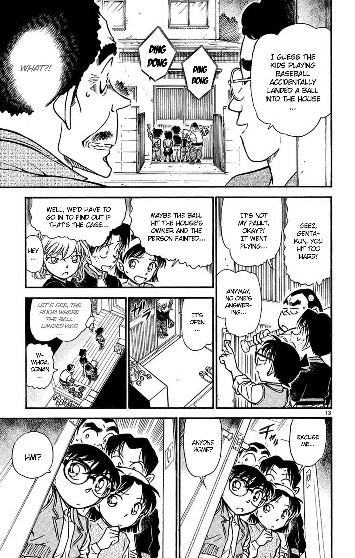 Detective Conan Chapter 538 page 14 - Chapter 538: An Out of Ordinary Room