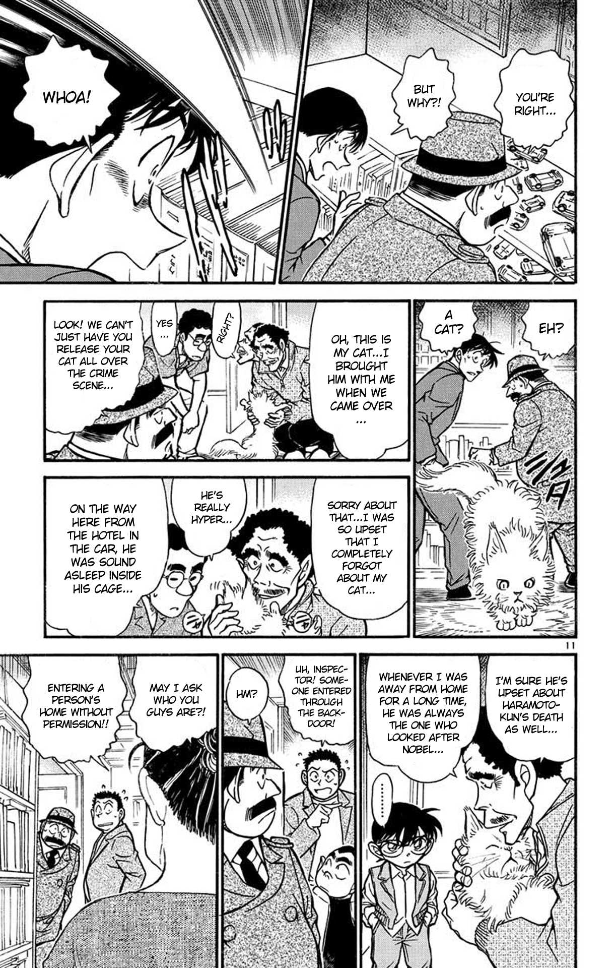 Detective Conan Chapter 539 page 12 - Chapter 539: Upside Down Mystery