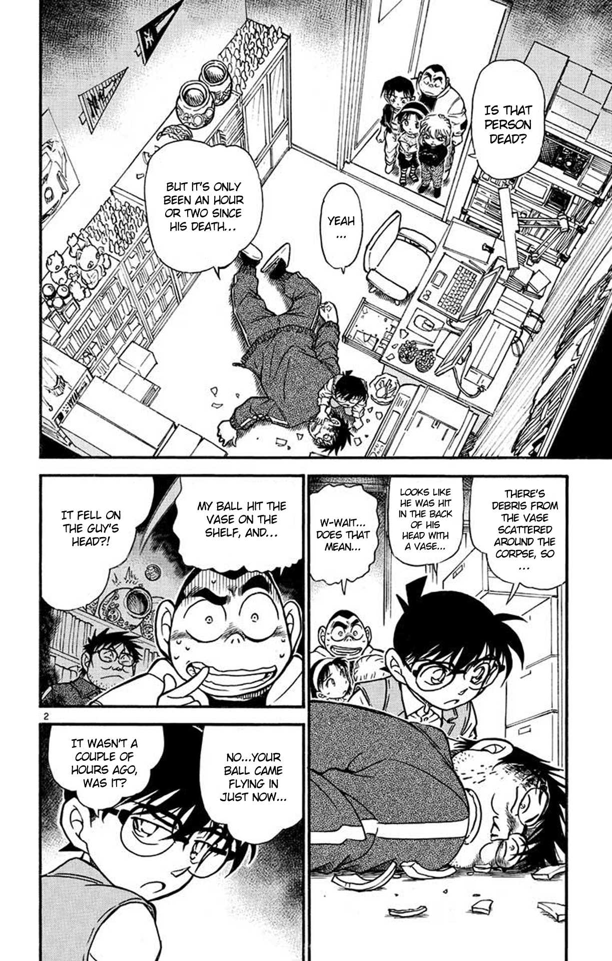 Detective Conan Chapter 539 page 3 - Chapter 539: Upside Down Mystery