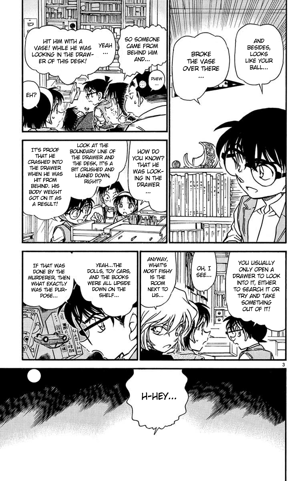 Detective Conan Chapter 539 page 4 - Chapter 539: Upside Down Mystery