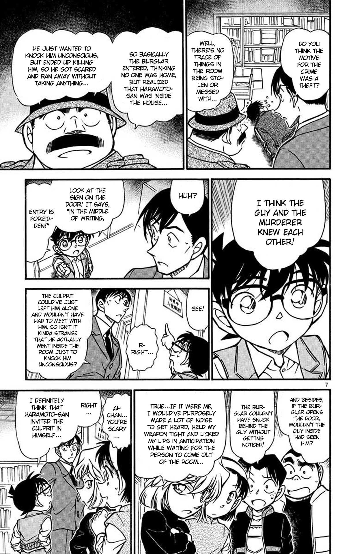 Detective Conan Chapter 539 page 8 - Chapter 539: Upside Down Mystery