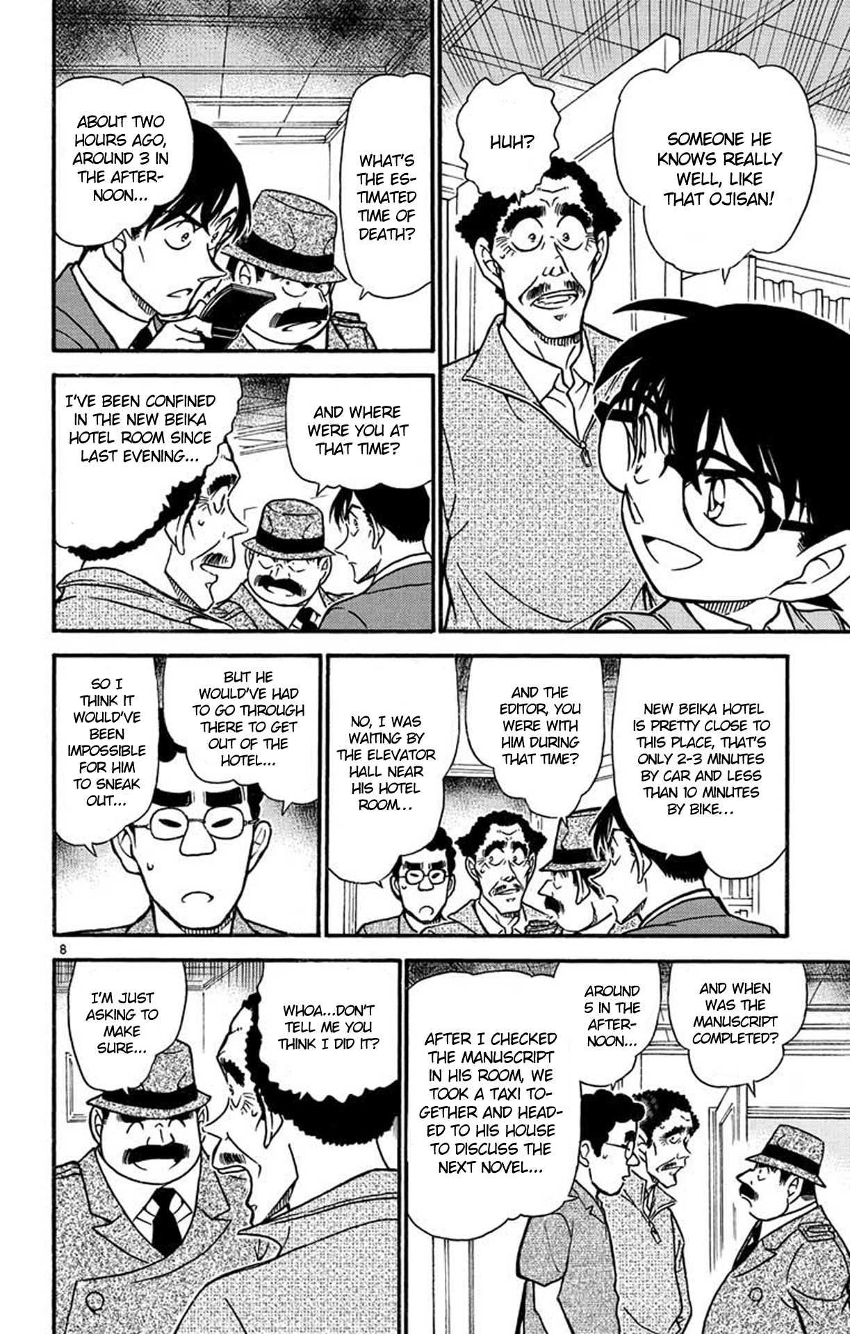 Detective Conan Chapter 539 page 9 - Chapter 539: Upside Down Mystery