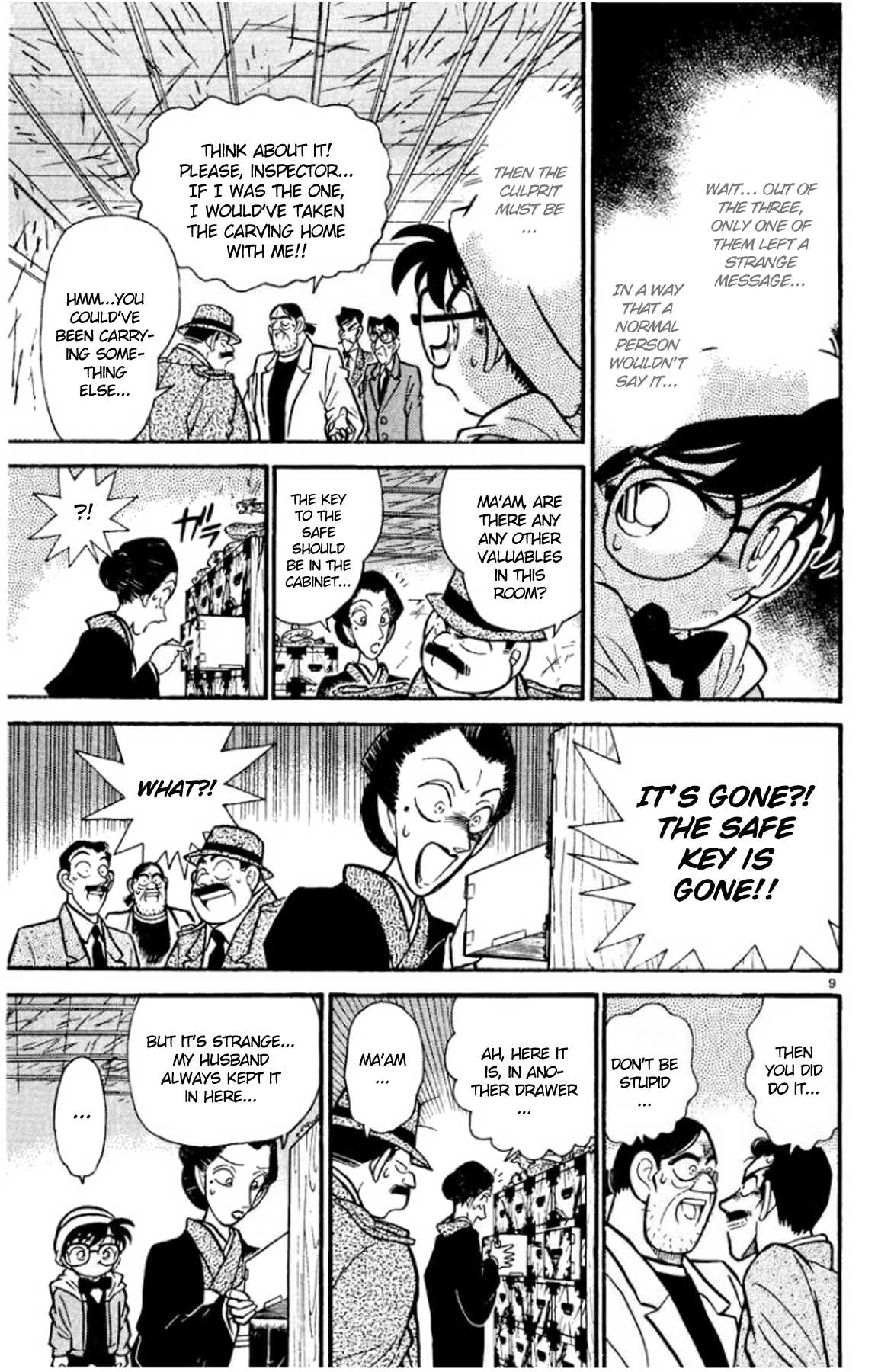 Detective Conan Chapter 54 page 10 - Chapter 54: The Mystery of the Answering Machine