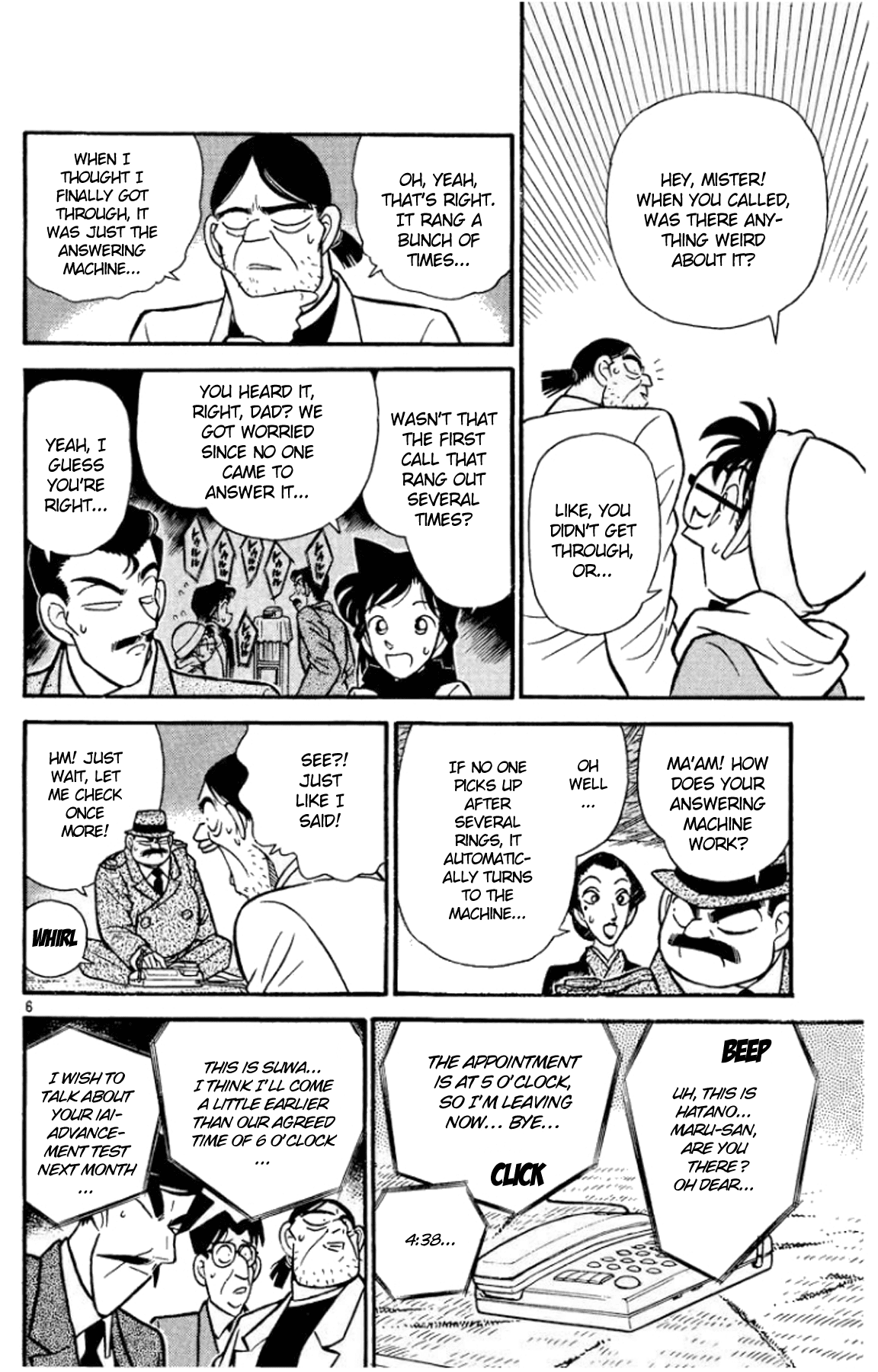 Detective Conan Chapter 54 page 7 - Chapter 54: The Mystery of the Answering Machine