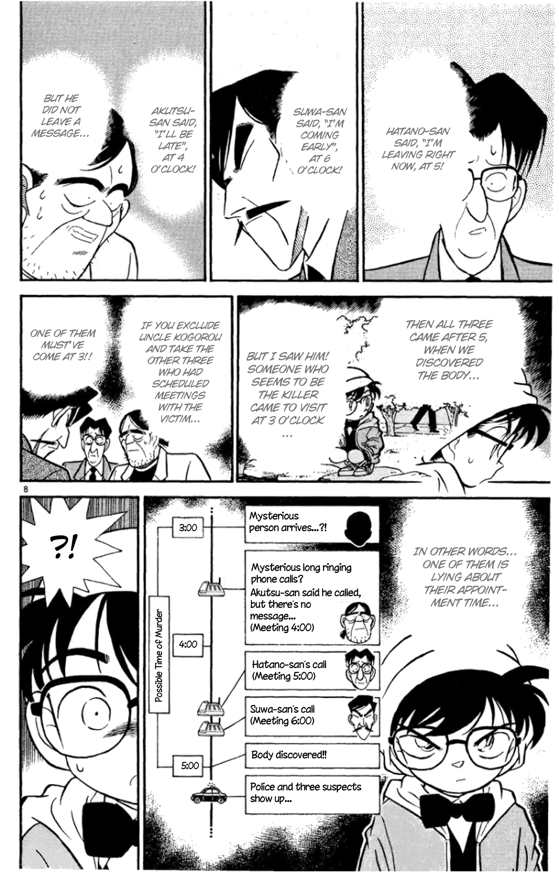 Detective Conan Chapter 54 page 9 - Chapter 54: The Mystery of the Answering Machine