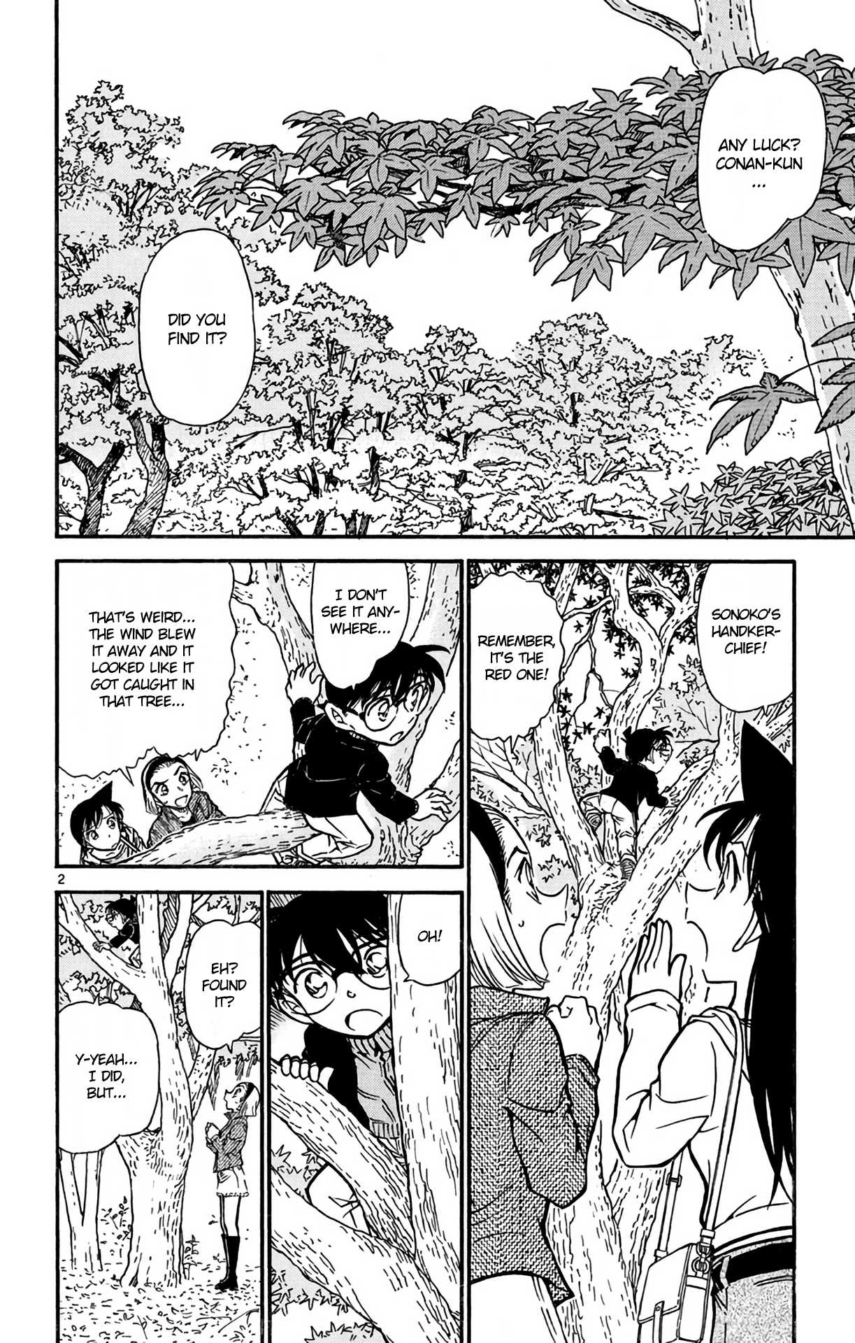 Detective Conan Chapter 541 page 3 - Chapter 541: Sonoko's Red Handkerchief