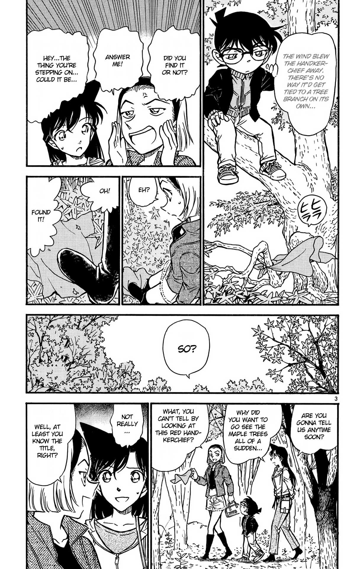 Detective Conan Chapter 541 page 4 - Chapter 541: Sonoko's Red Handkerchief