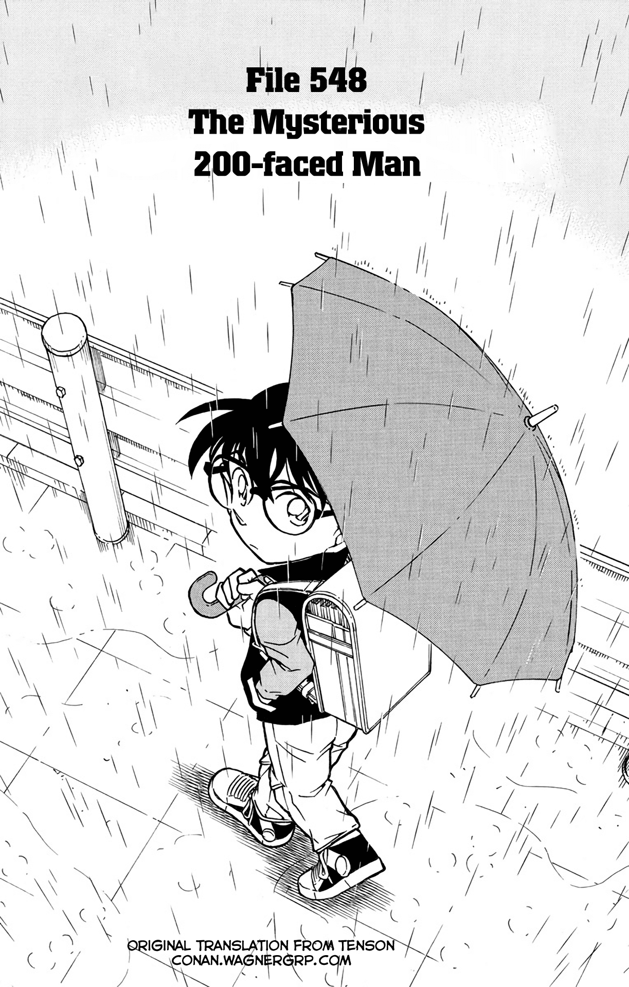 Detective Conan Chapter 548 page 1 - Chapter 548: The Mysterious 200-faced Man