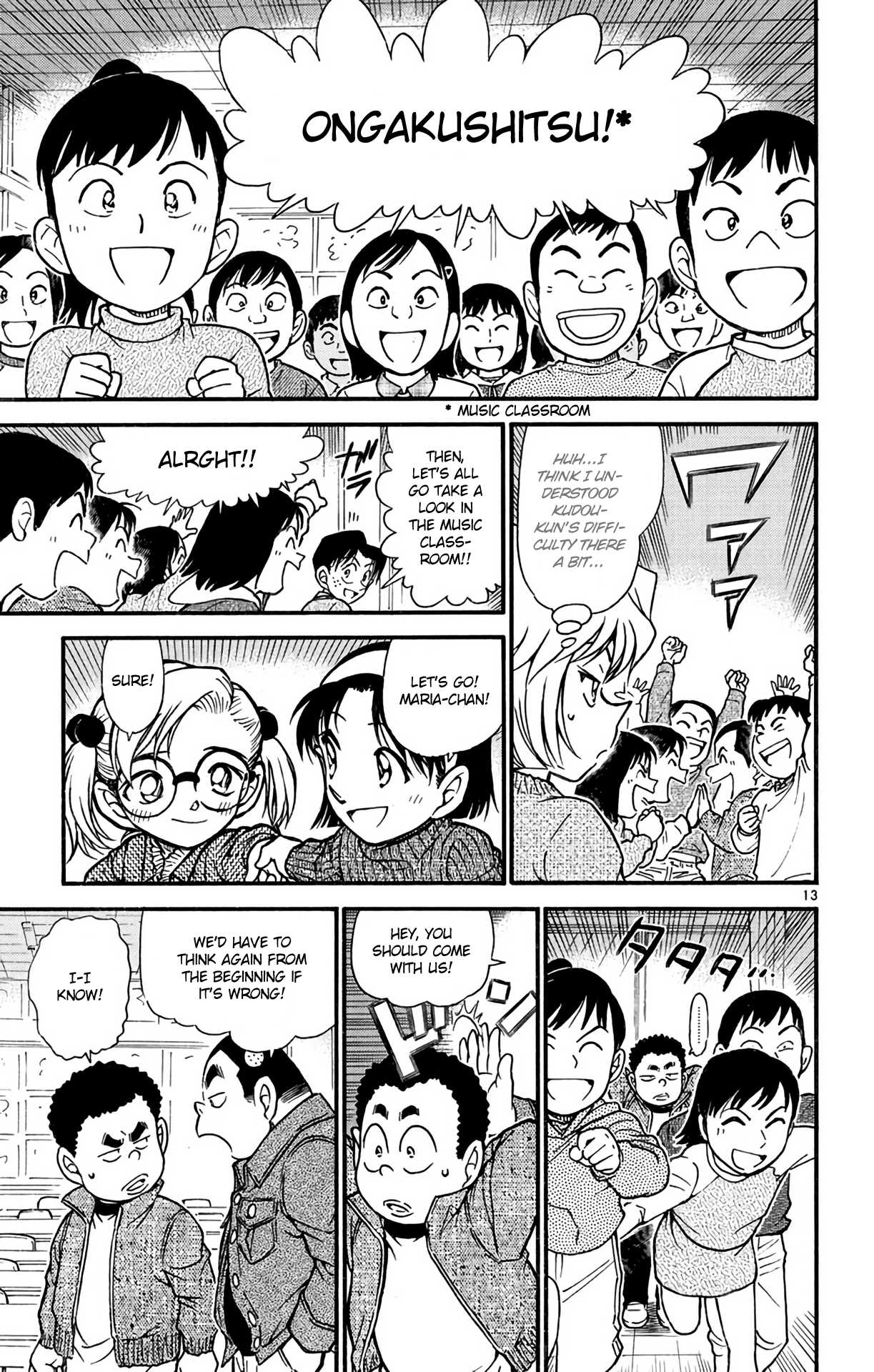 Detective Conan Chapter 549 page 14 - Chapter 549: Class 1B's Big Battle