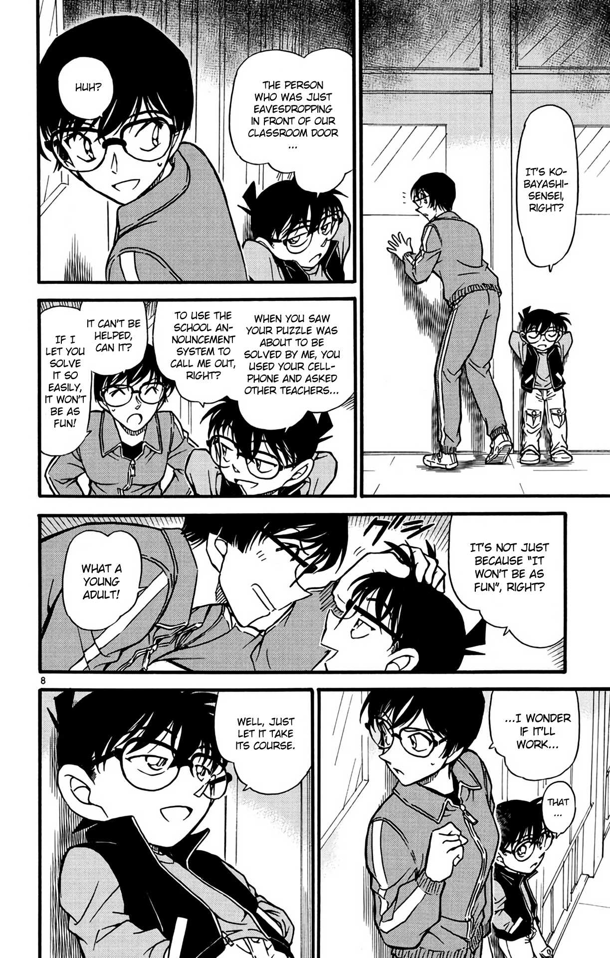 Detective Conan Chapter 549 page 9 - Chapter 549: Class 1B's Big Battle