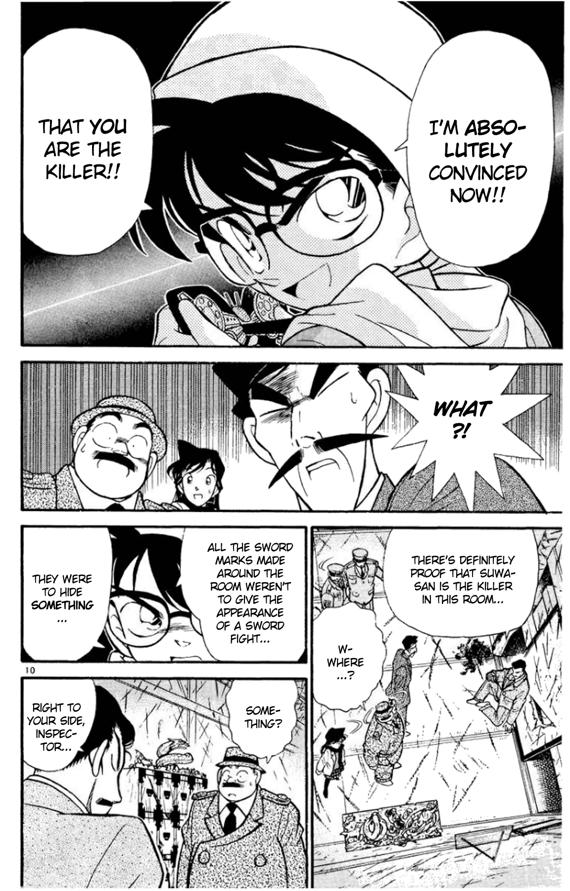 Detective Conan Chapter 55 page 10 - Chapter 55: Words on the Chest