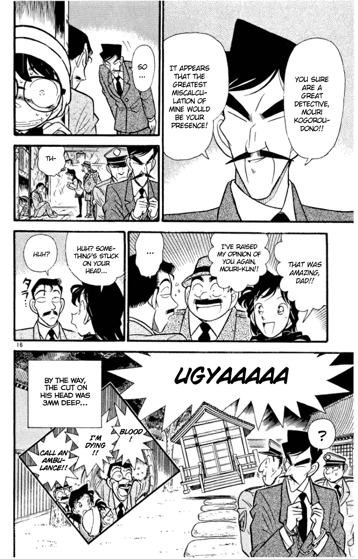 Detective Conan Chapter 55 page 16 - Chapter 55: Words on the Chest