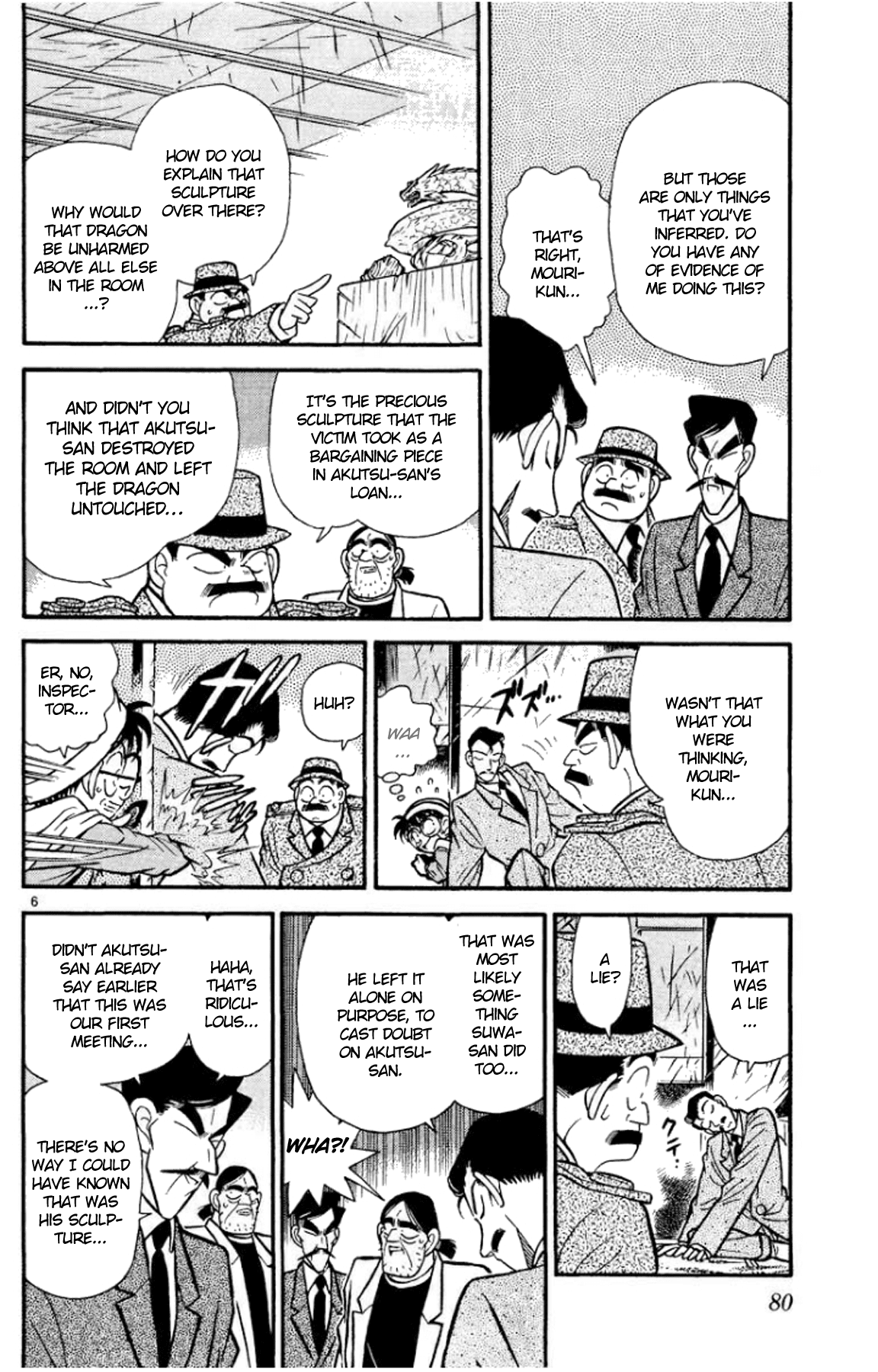 Detective Conan Chapter 55 page 6 - Chapter 55: Words on the Chest