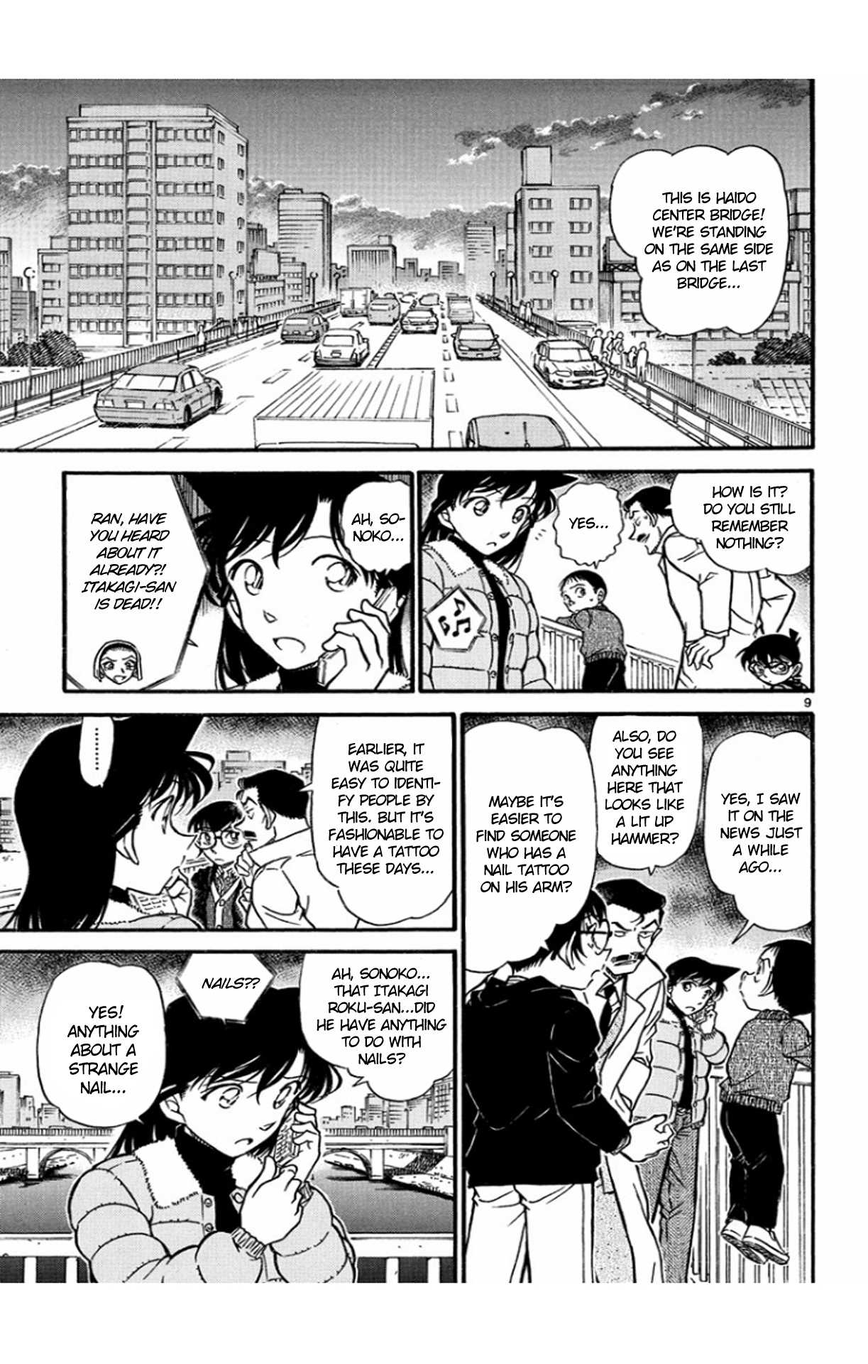 Detective Conan Chapter 551 page 10 - Chapter 551: Nail & Snake