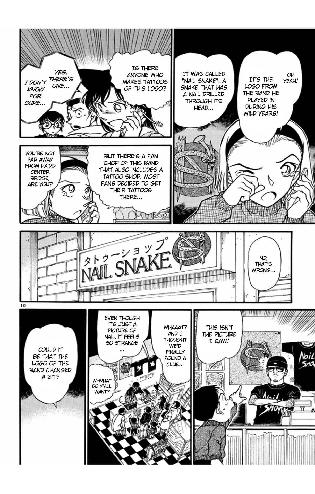Detective Conan Chapter 551 page 11 - Chapter 551: Nail & Snake