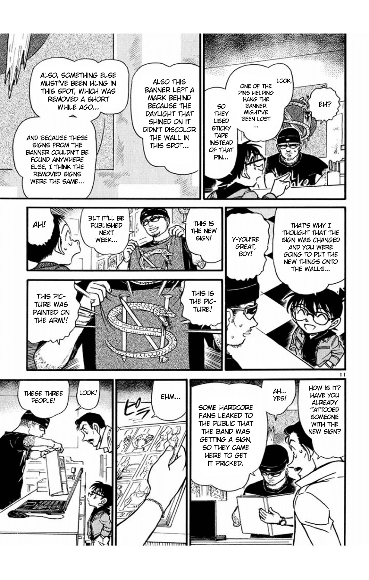 Detective Conan Chapter 551 page 12 - Chapter 551: Nail & Snake